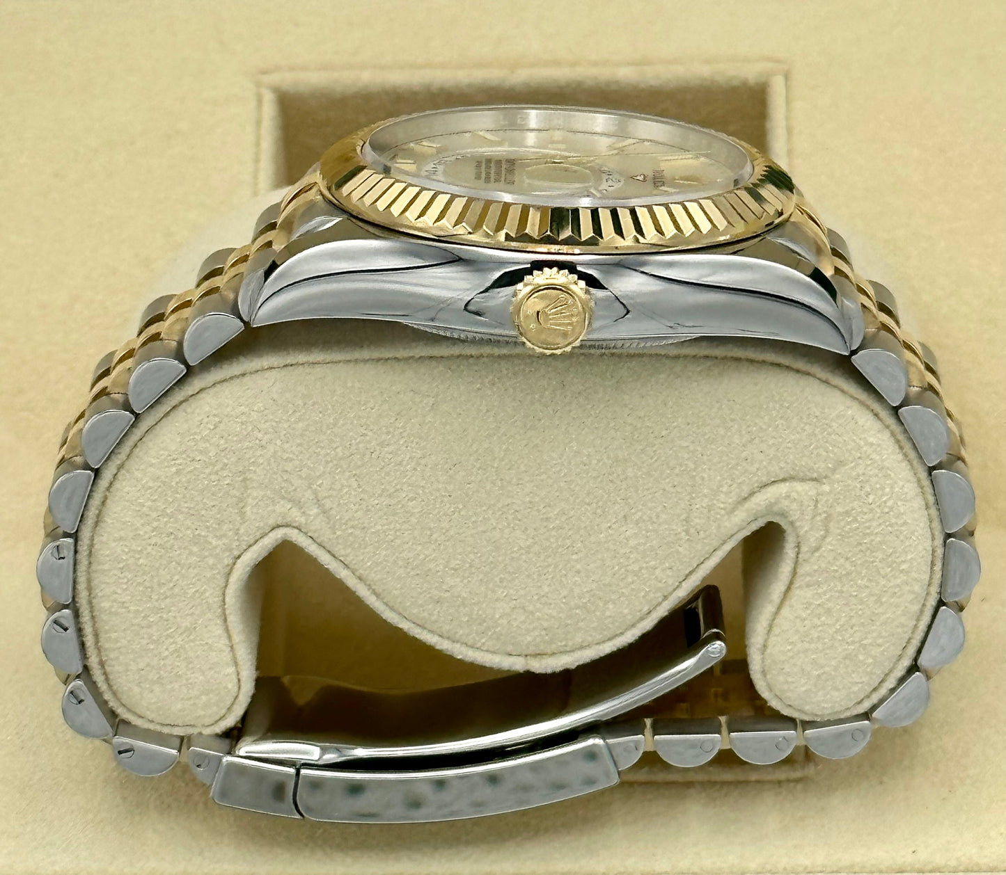 2023 Rolex Sky-Dweller 326933 Two-Tone Jubilee White Stick Dial - MyWatchLLC