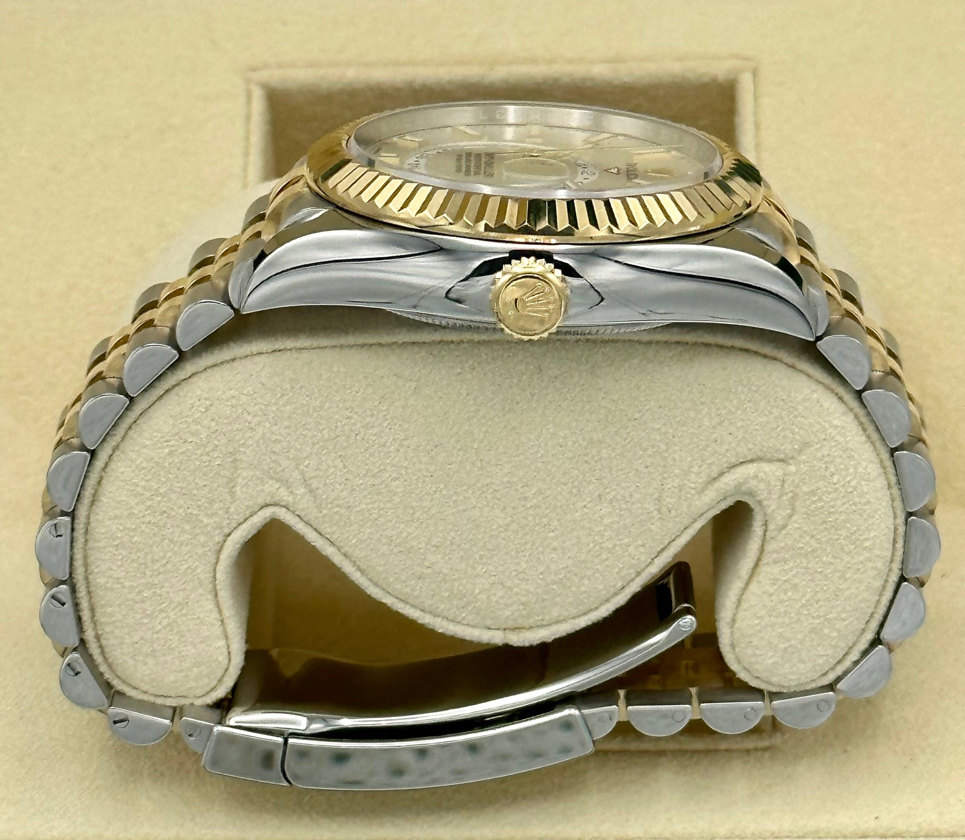 2023 Rolex Sky-Dweller 326933 Two-Tone Jubilee White Stick Dial - MyWatchLLC