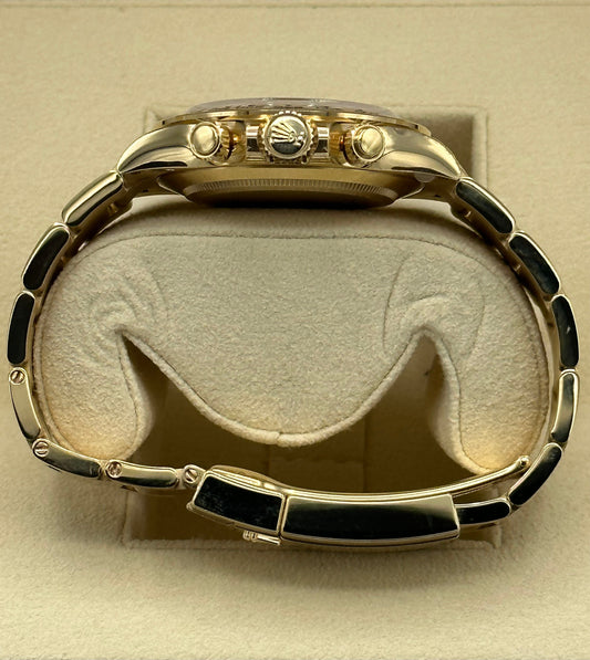 2023 Rolex Daytona 116508 Gold Black Diamond Dial - MyWatchLLC