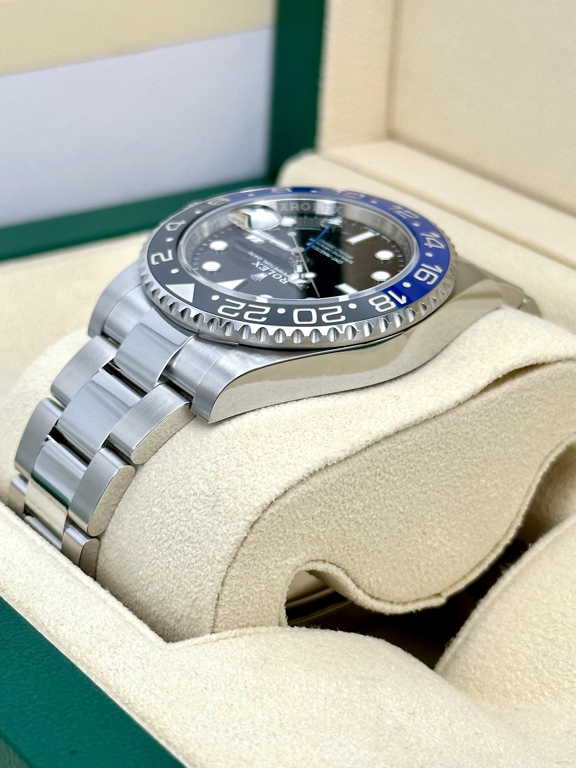 NEW 2024 Rolex GMT-Master II "Batman" 40mm 126710BLNR Oyster - MyWatchLLC