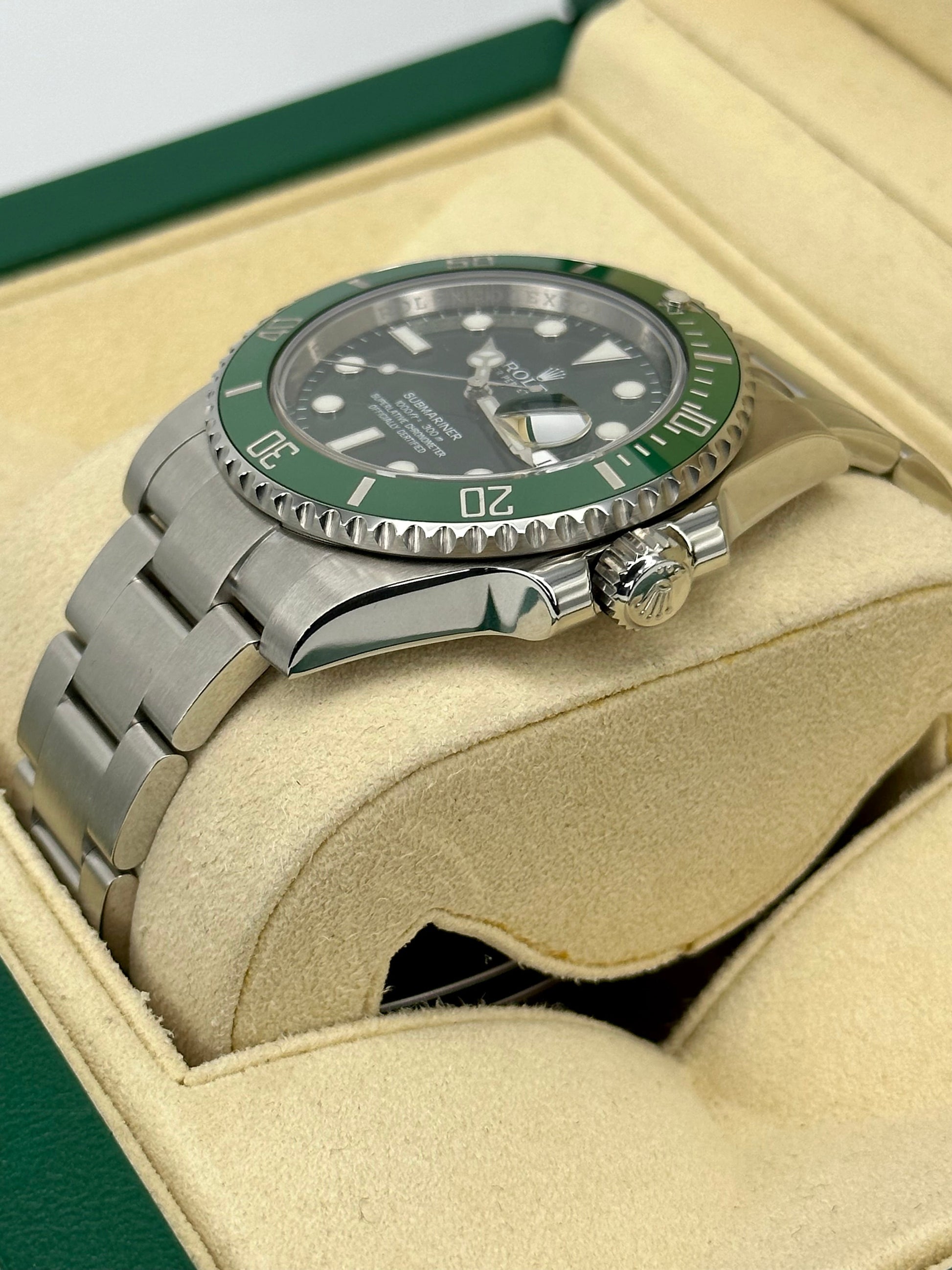 2015 Rolex Submariner Date "Hulk" 40mm 116610LV Oyster Green Dial - MyWatchLLC
