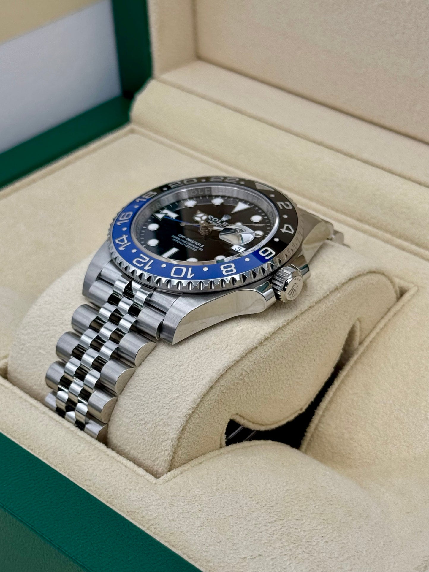 NEW 2024 Rolex GMT-Master II "Batgirl" 40mm 126710BLNR Jubilee Black Dial - MyWatchLLC