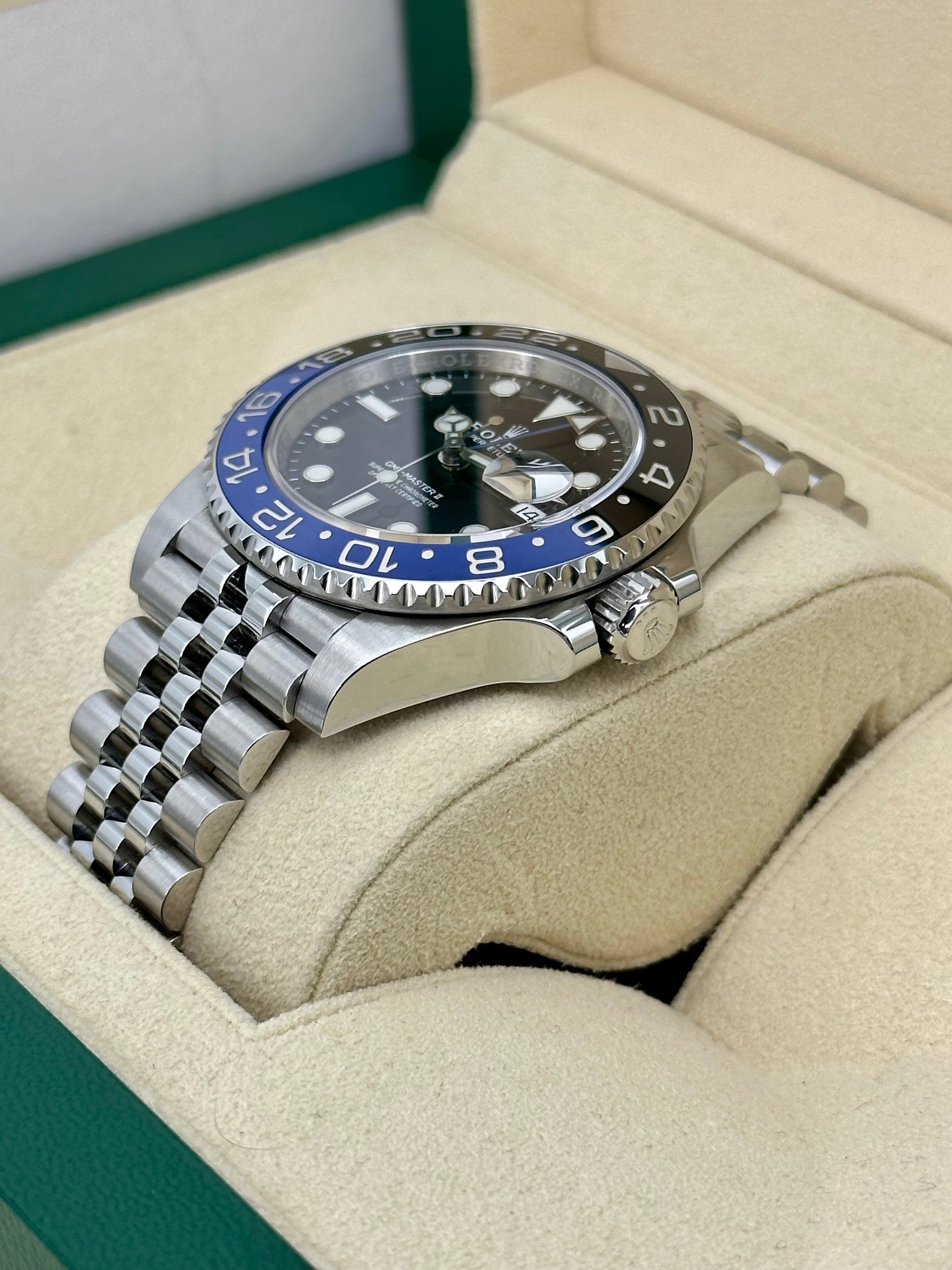 2021 Rolex GMT-Master II "Batgirl" 40mm 126710BLNR Jubilee Black Dial - MyWatchLLC