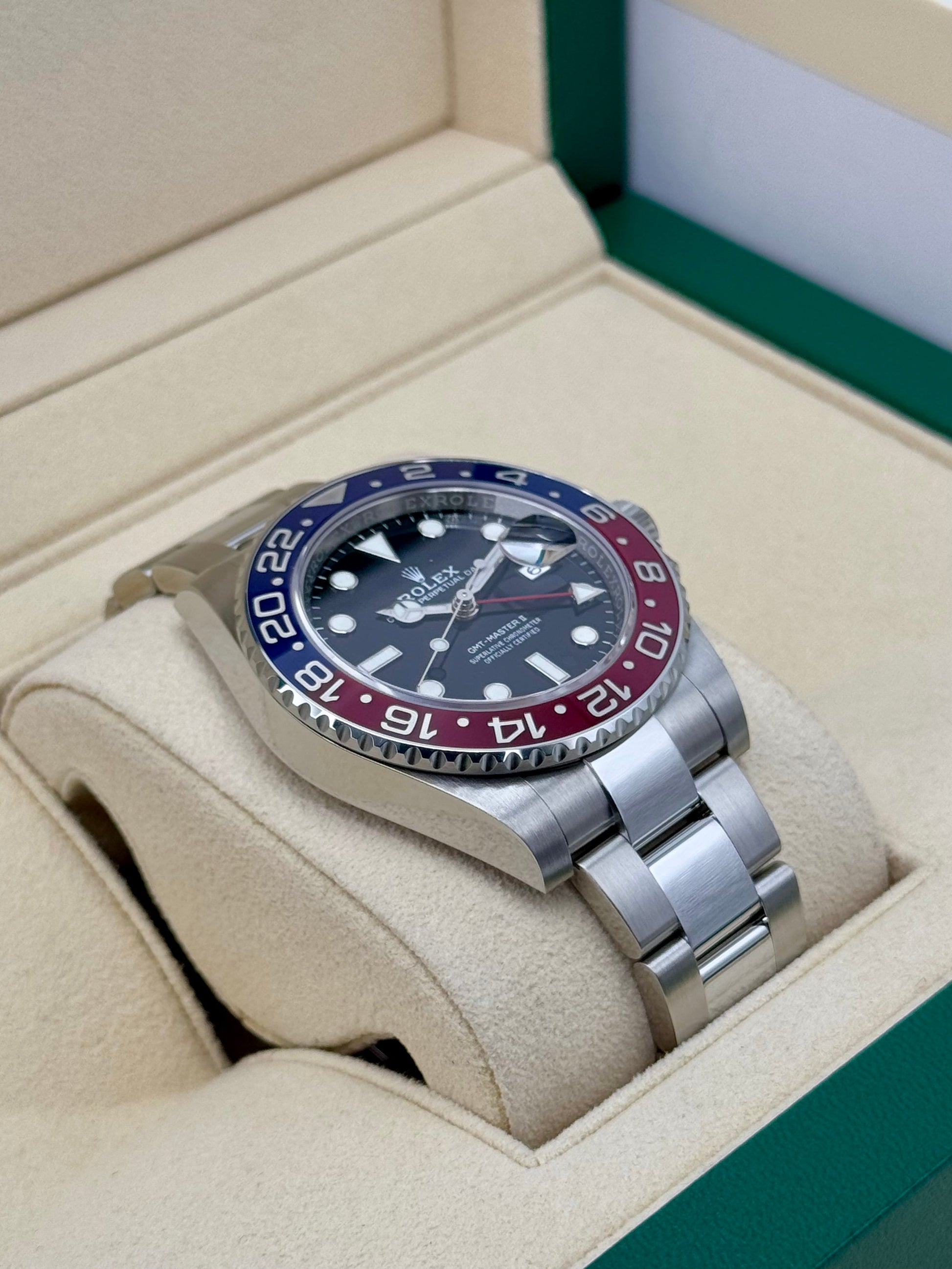 2022 Rolex GMT-Master II "Pepsi" 40mm 126710BLRO Oyster - MyWatchLLC