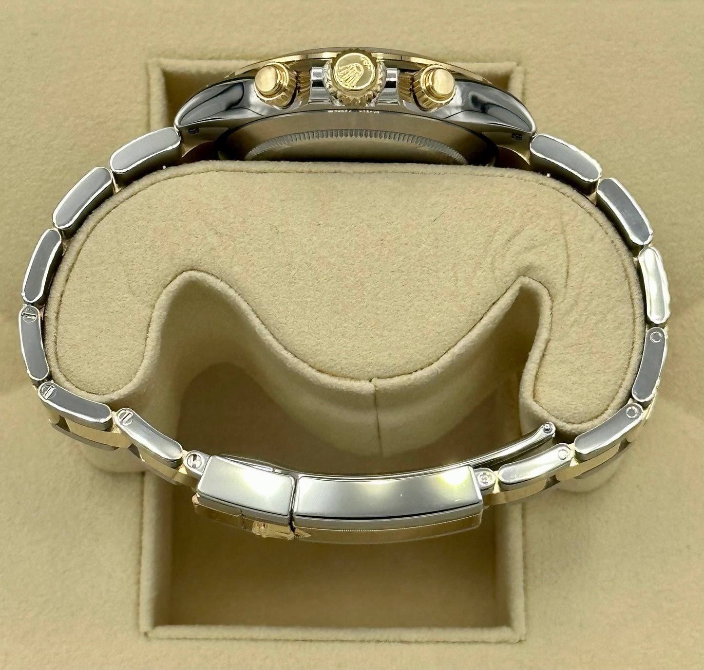 2022 Rolex Daytona 116503 Two-Tone Stainless Steel/Gold Black Dial - MyWatchLLC