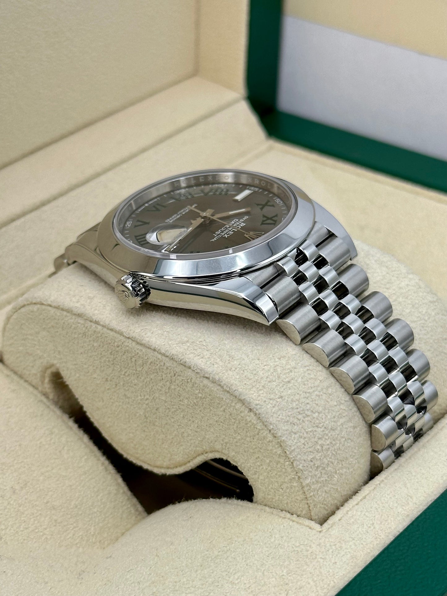 2022 Rolex Datejust 41mm 126300 Jubilee Wimbledon Dial - MyWatchLLC