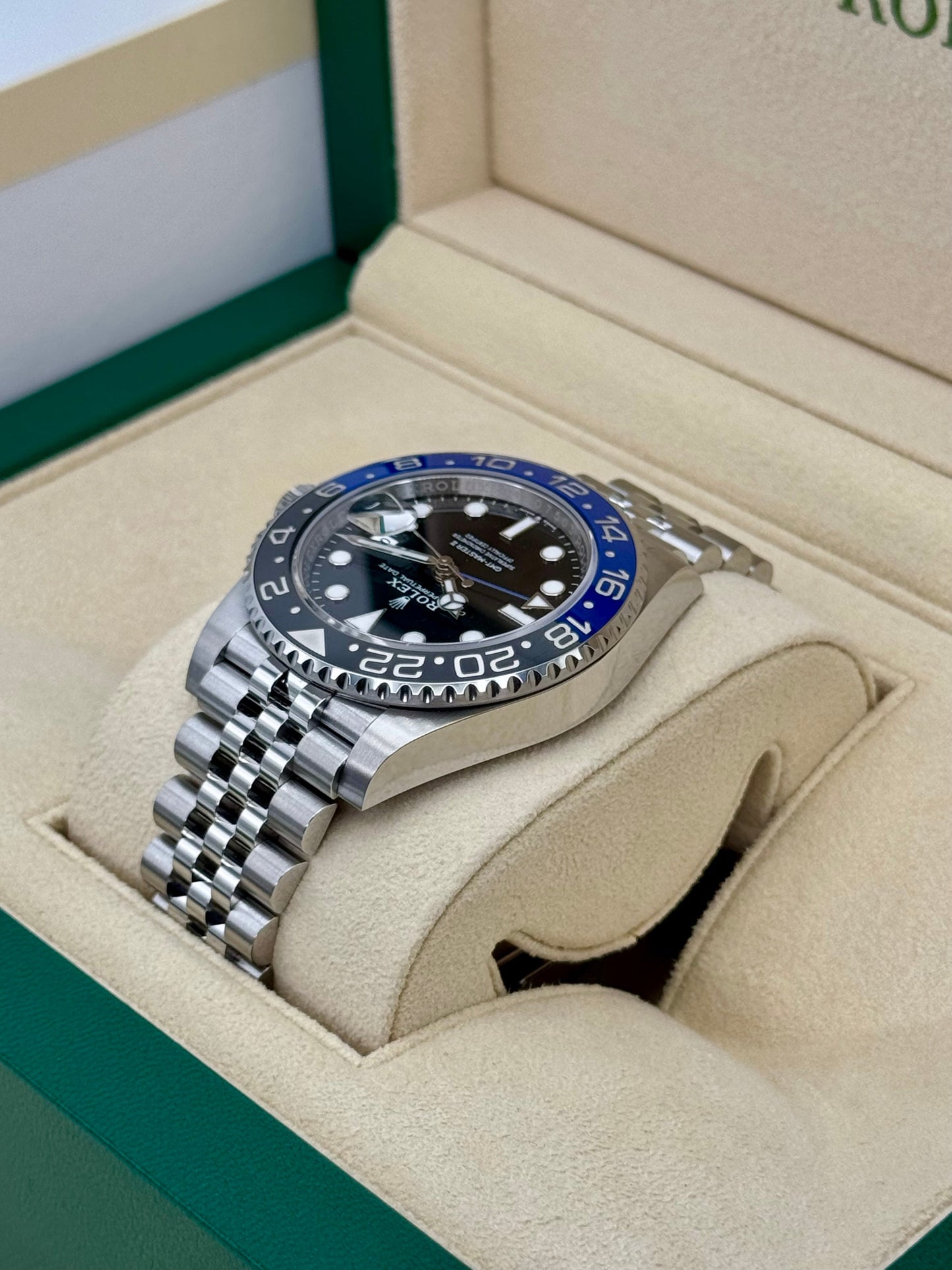 NEW 2024 Rolex GMT-Master II "Batgirl" 40mm 126710BLNR Jubilee Black Dial - MyWatchLLC