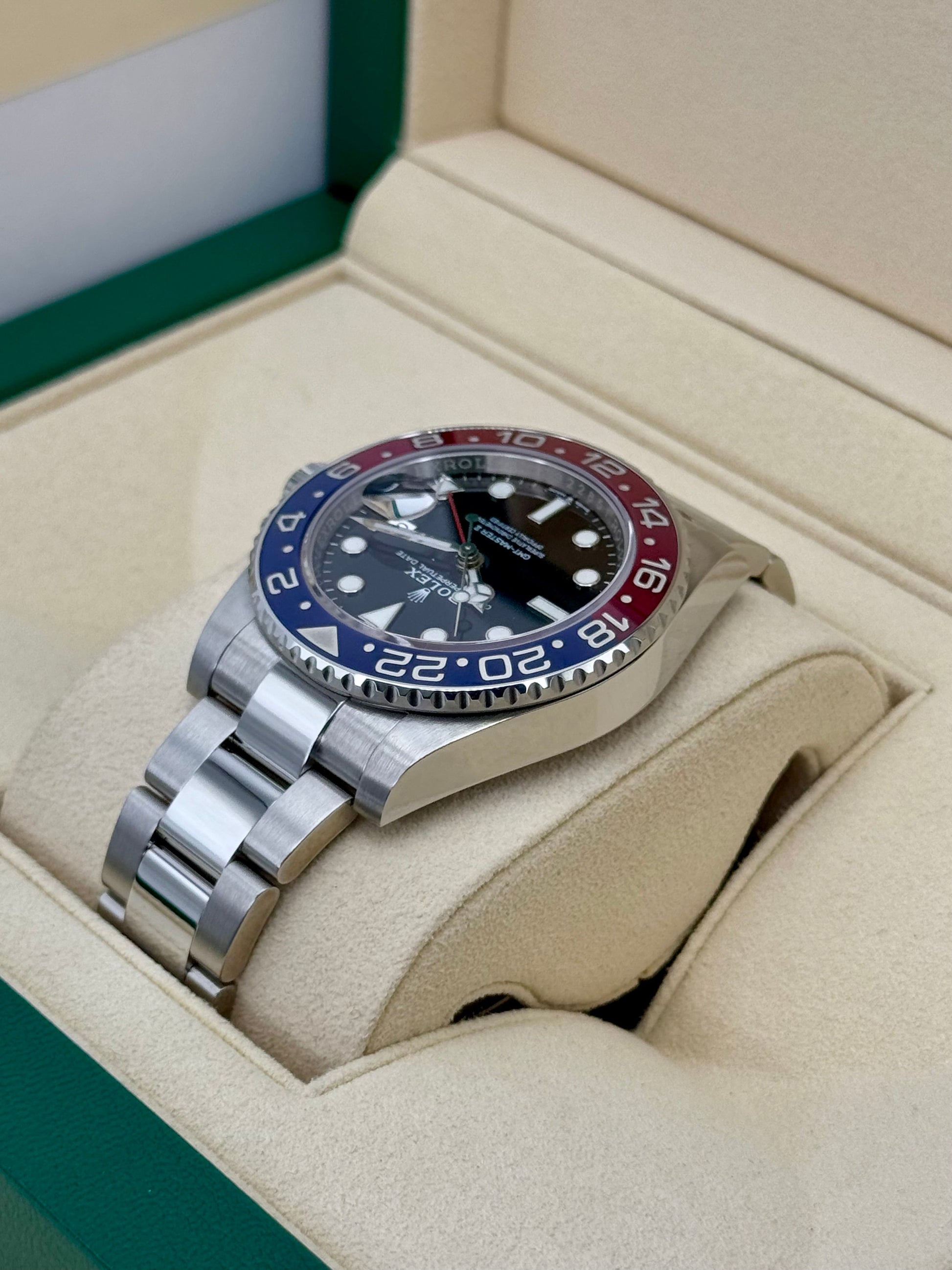 2022 Rolex GMT-Master II "Pepsi" 40mm 126710BLRO Oyster - MyWatchLLC