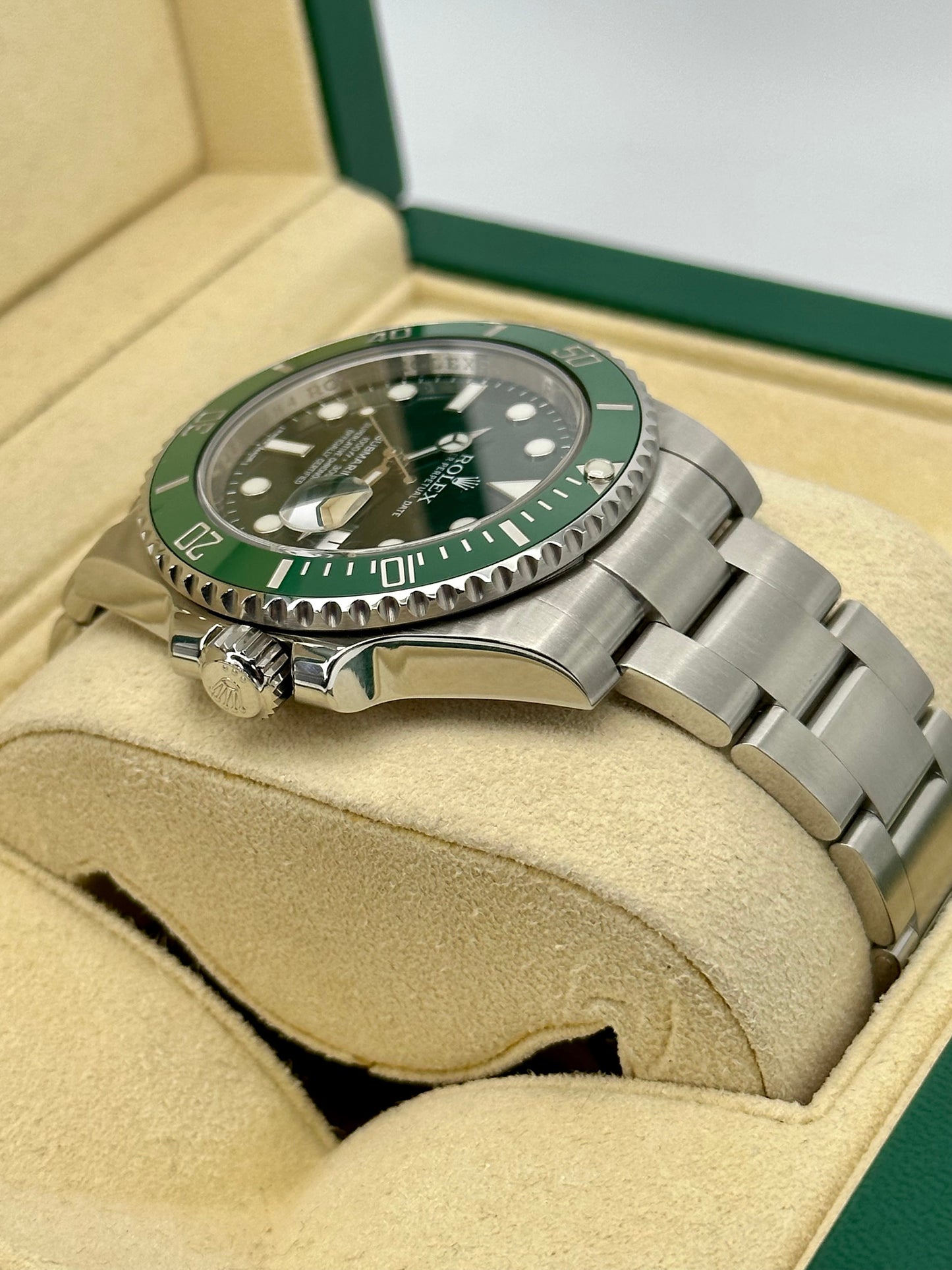 2015 Rolex Submariner Date "Hulk" 40mm 116610LV Oyster Green Dial - MyWatchLLC
