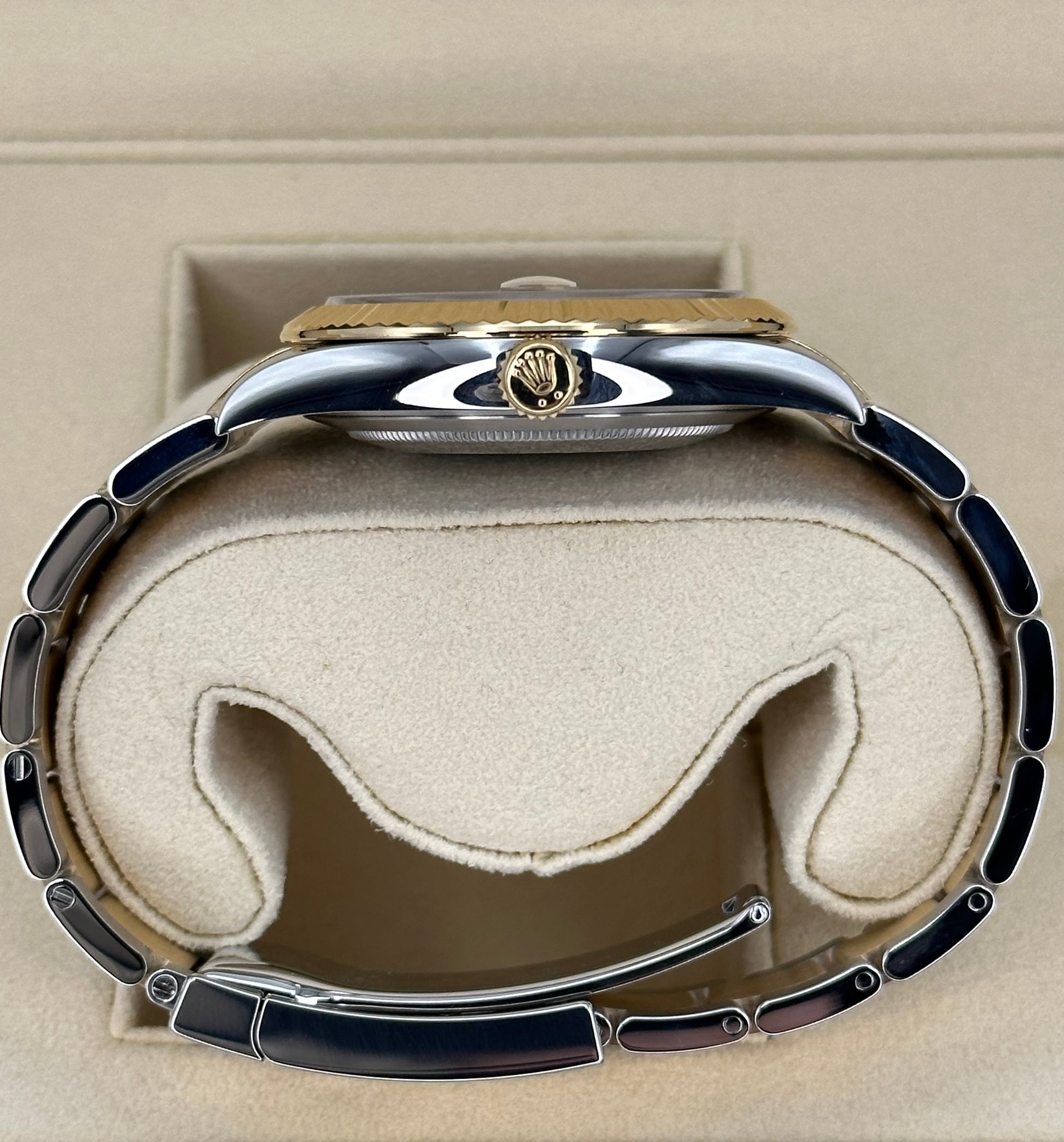 2023 Rolex Datejust 41mm 126333 Two-Tone Oyster Black Diamond Dial - MyWatchLLC