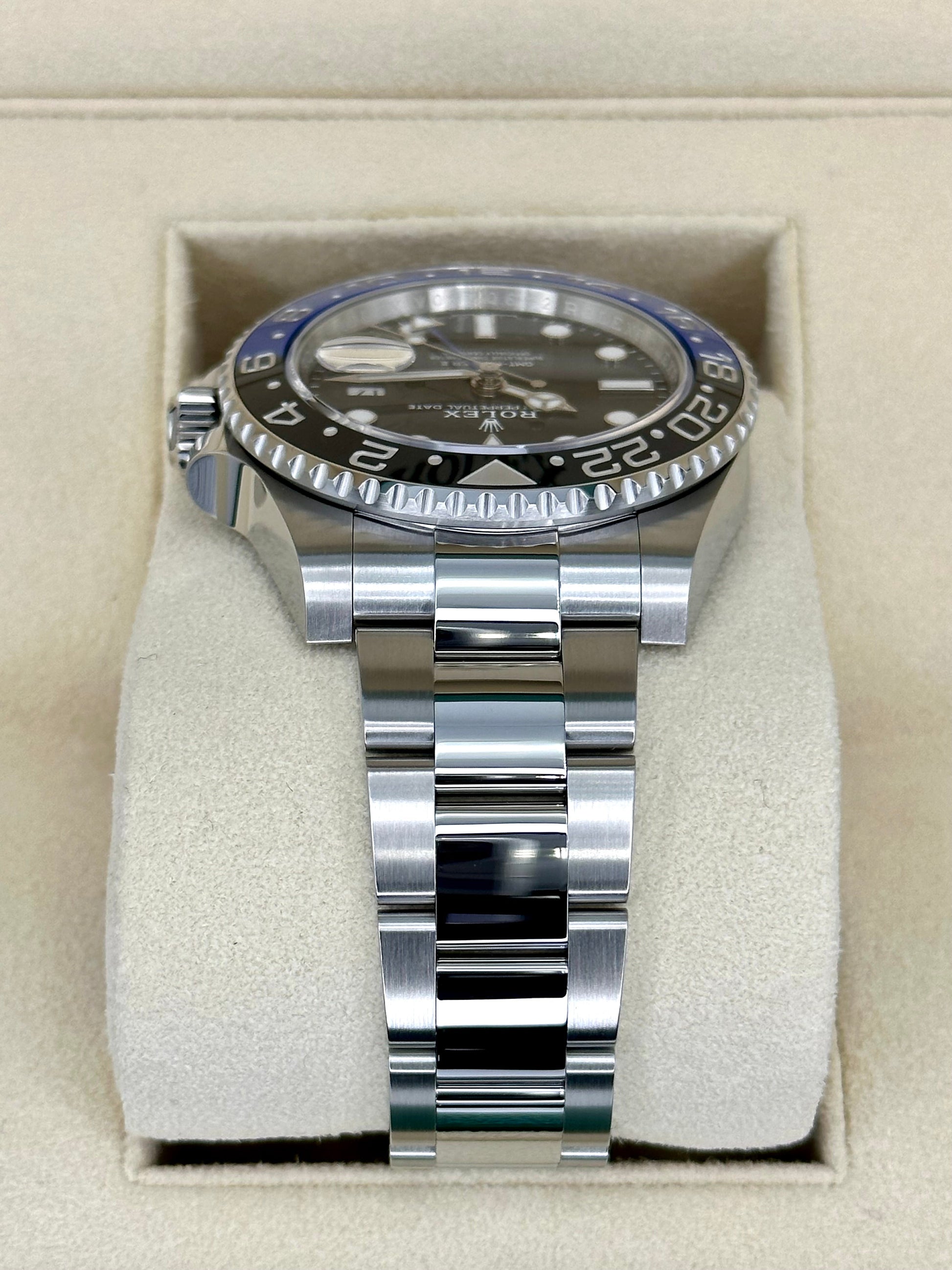 NEW 2024 Rolex GMT-Master II "Batman" 40mm 126710BLNR Oyster - MyWatchLLC