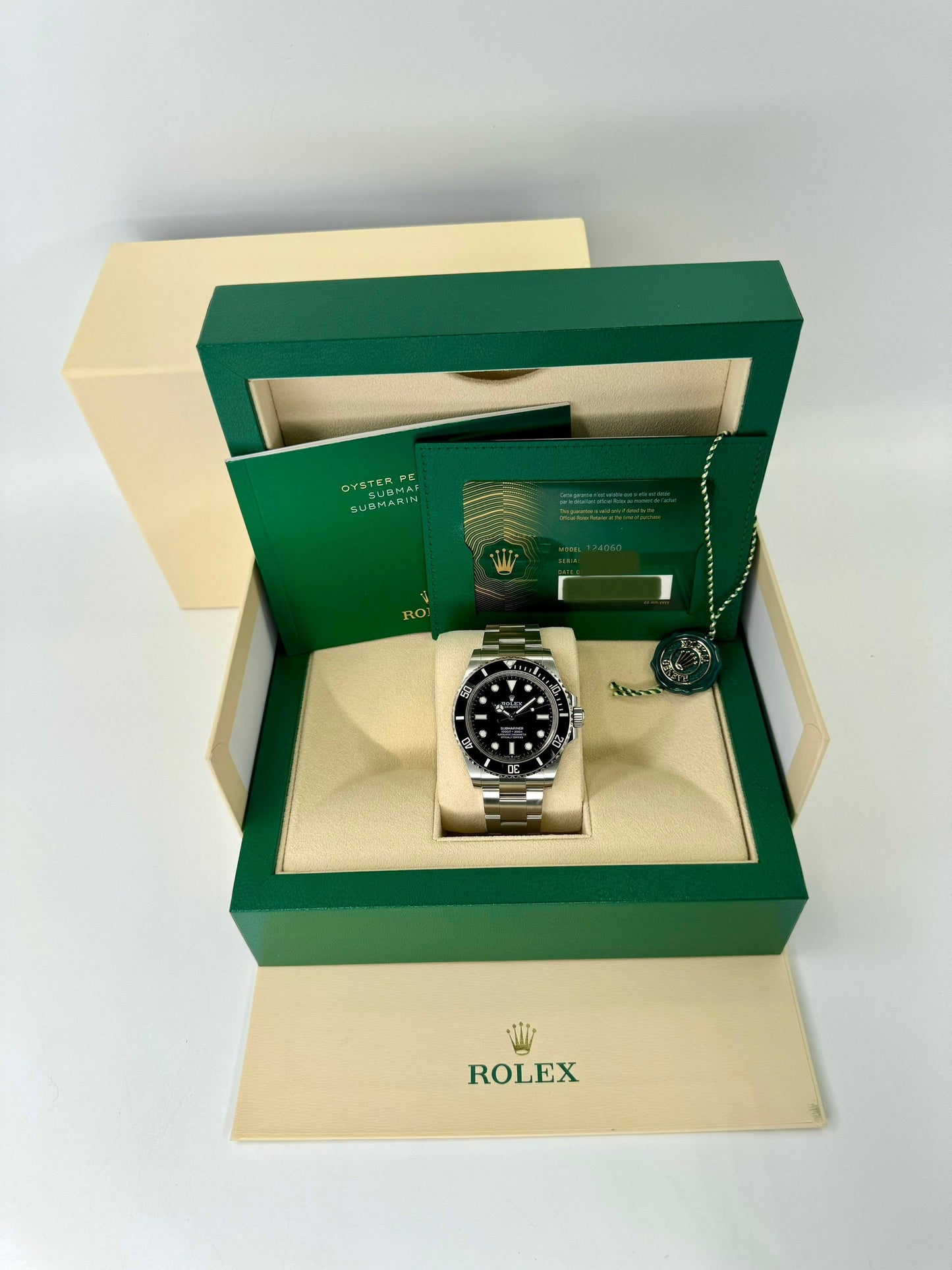 NEW 2023 Rolex Submariner 41mm 124060 Stainless Steel Black Dial - MyWatchLLC