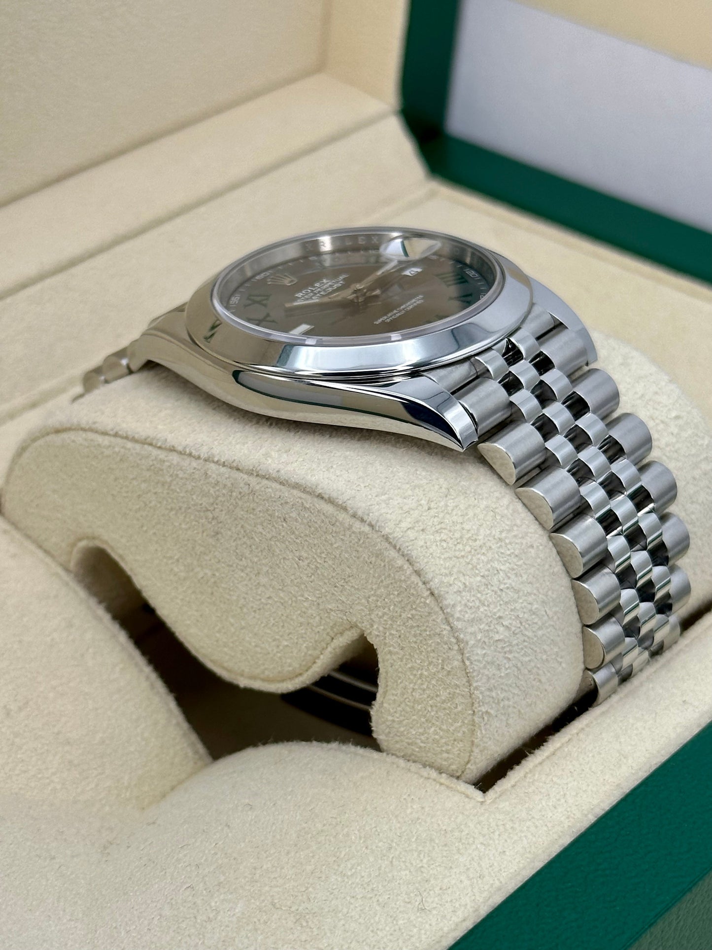 2022 Rolex Datejust 41mm 126300 Jubilee Wimbledon Dial - MyWatchLLC