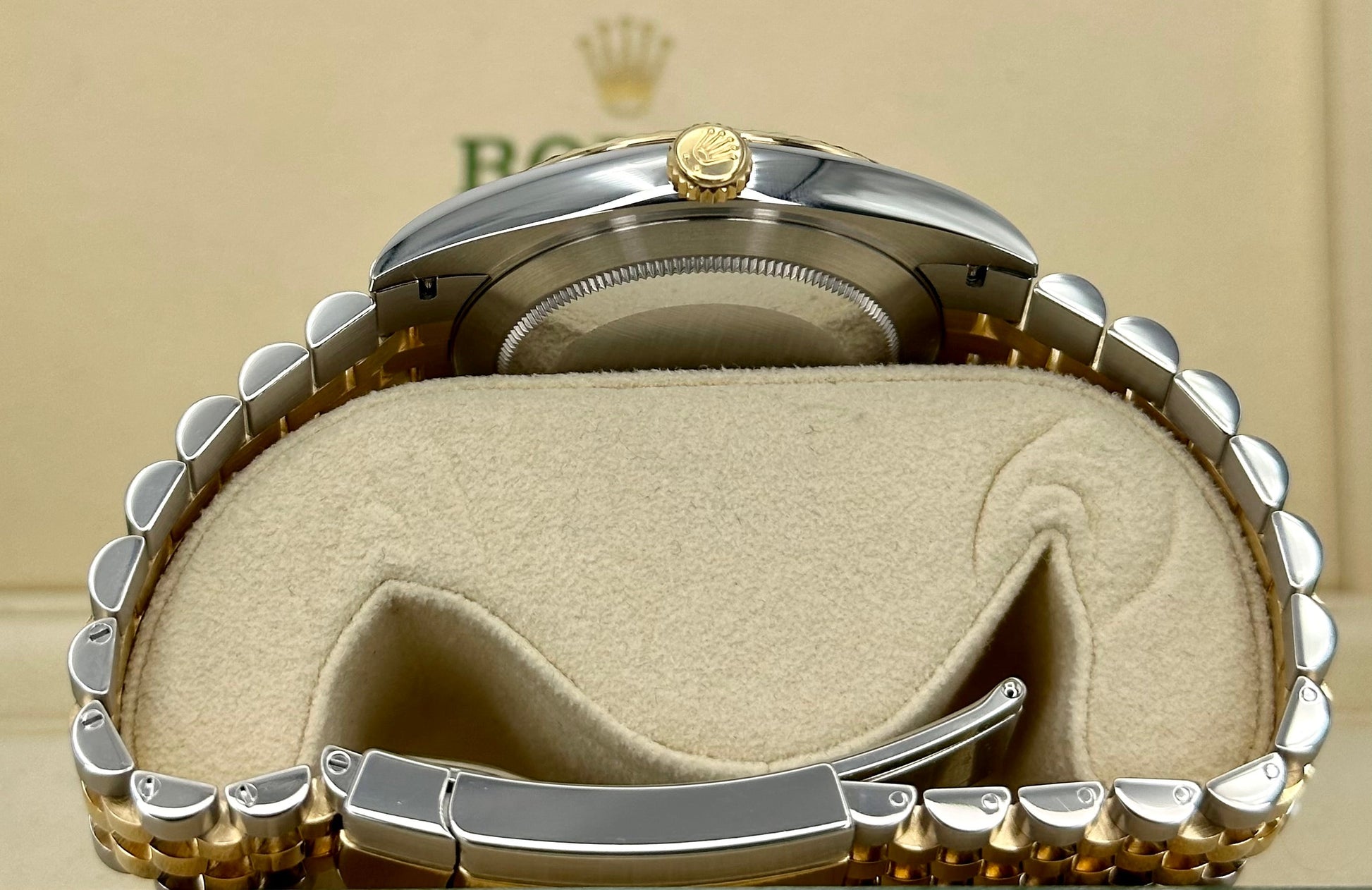 2023 Rolex Datejust 41mm 126333 Two-Tone Jubilee Black Stick Dial - MyWatchLLC