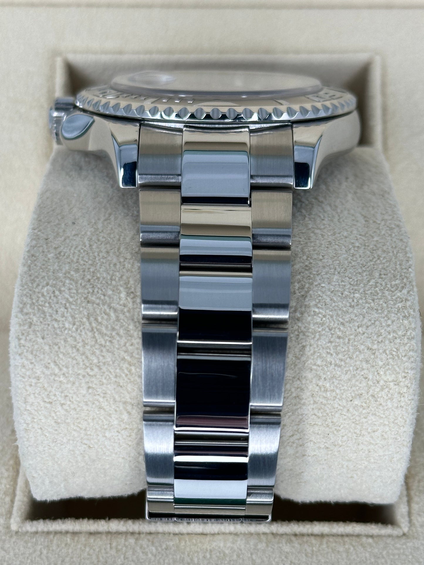 2004 Rolex Yacht-Master 40mm 16622 Stainless Steel Oyster Silver Dial - MyWatchLLC