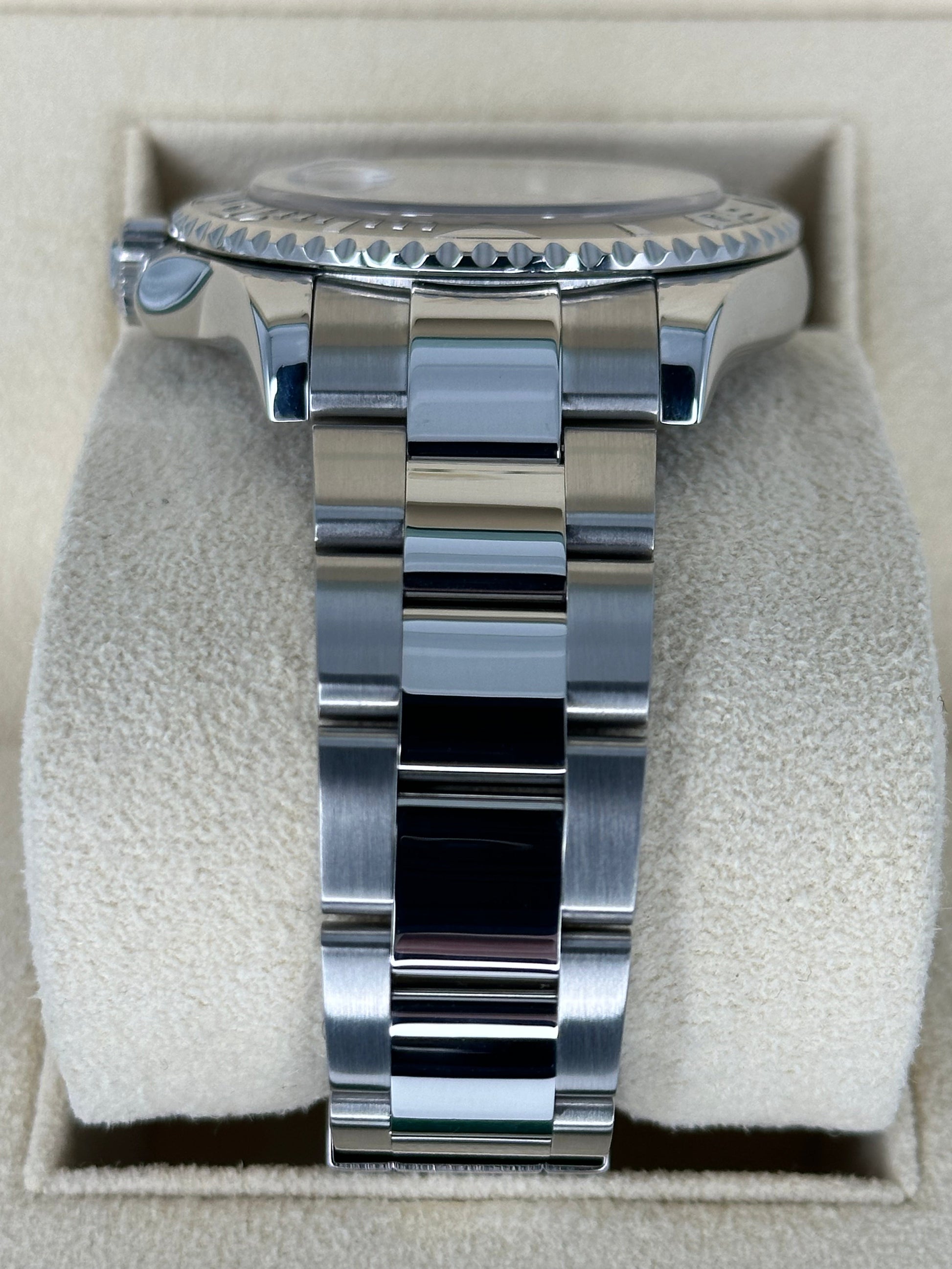 2004 Rolex Yacht-Master 40mm 16622 Stainless Steel Oyster Silver Dial - MyWatchLLC