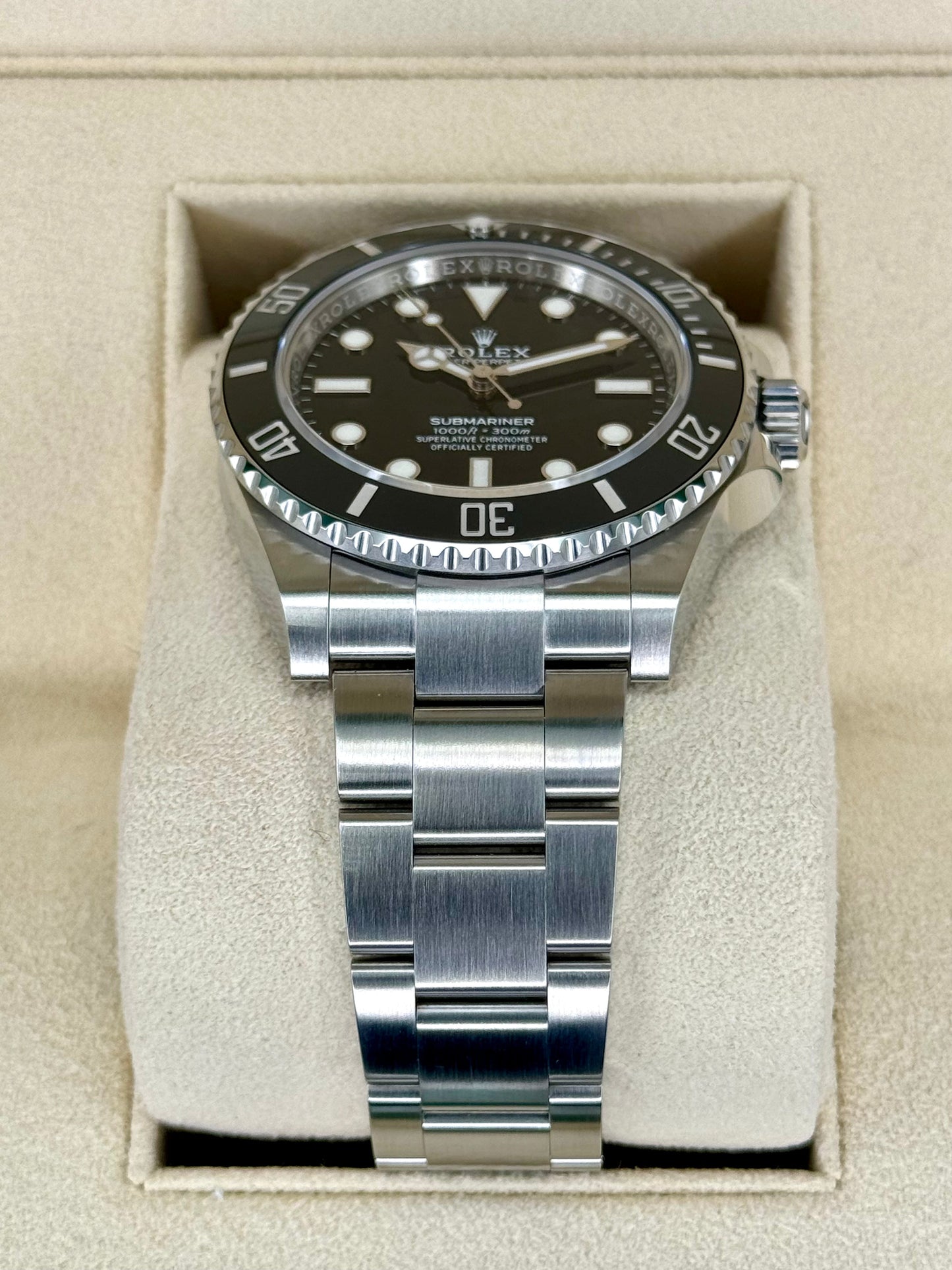 NEW 2023 Rolex Submariner 41mm 124060 Stainless Steel Black Dial - MyWatchLLC