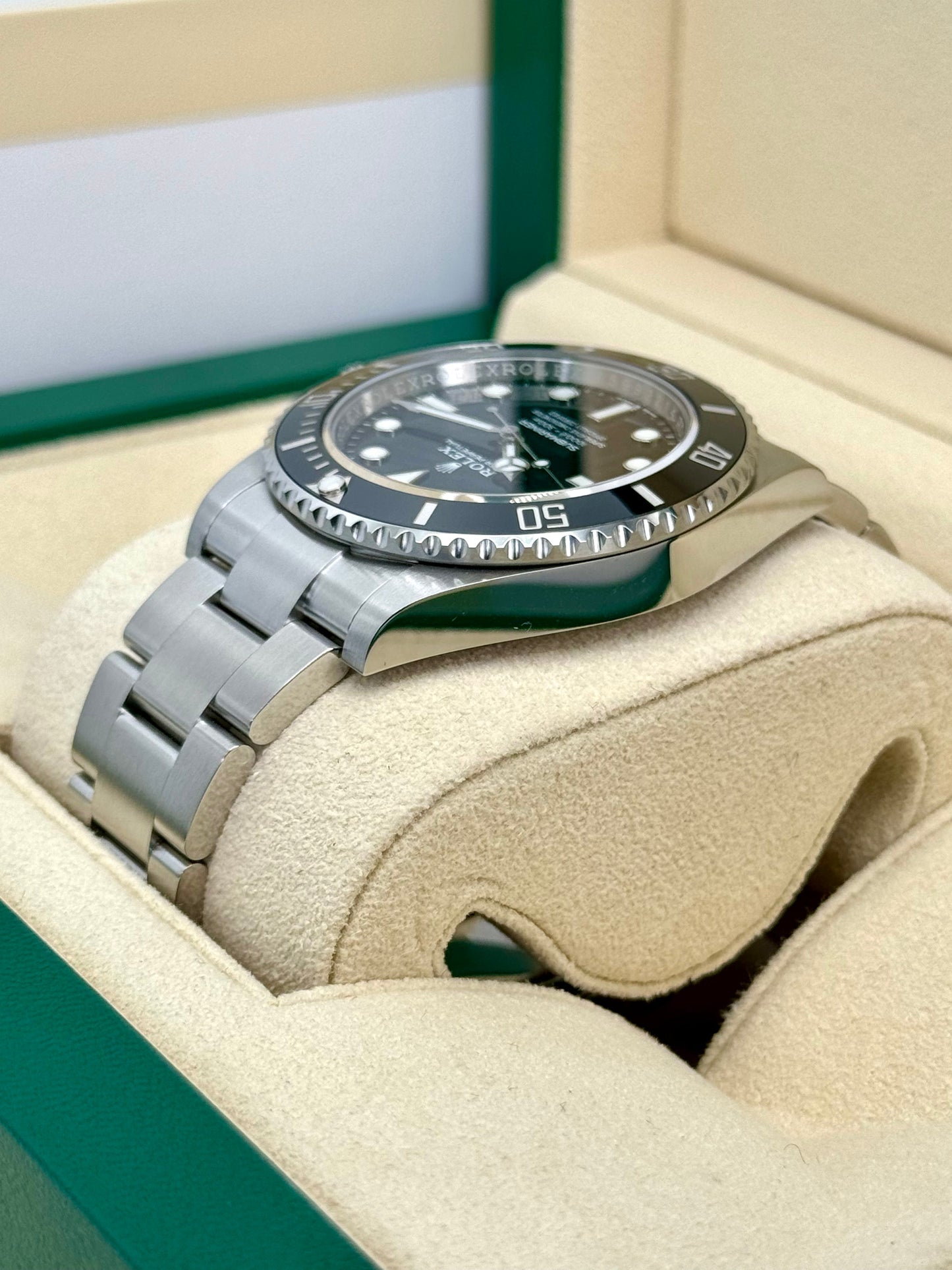 NEW 2023 Rolex Submariner 41mm 124060 Stainless Steel Black Dial - MyWatchLLC