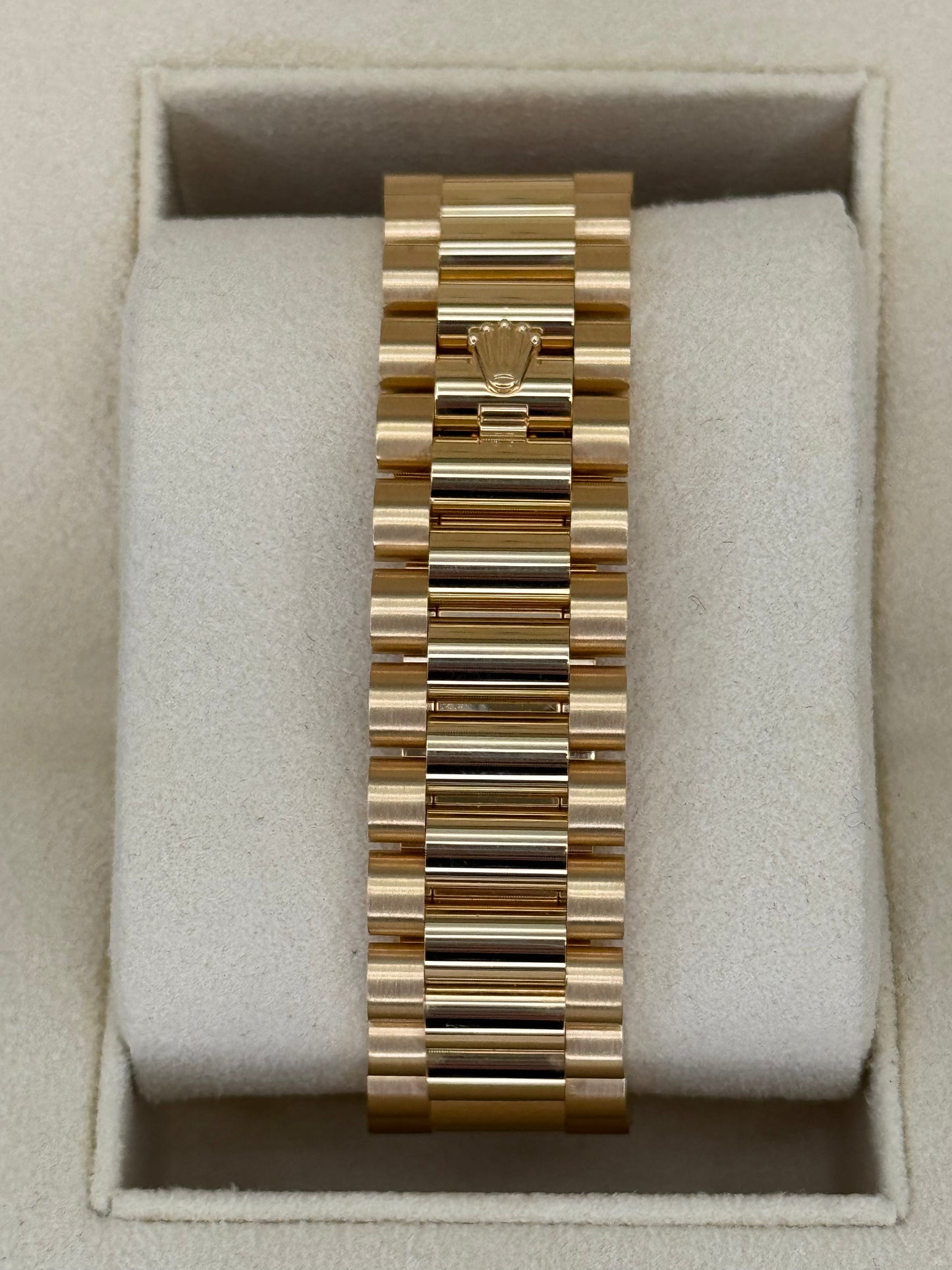 NEW 2023 Rolex Day-Date 36mm 128238 Presidential Champagne Diamond Dial - MyWatchLLC