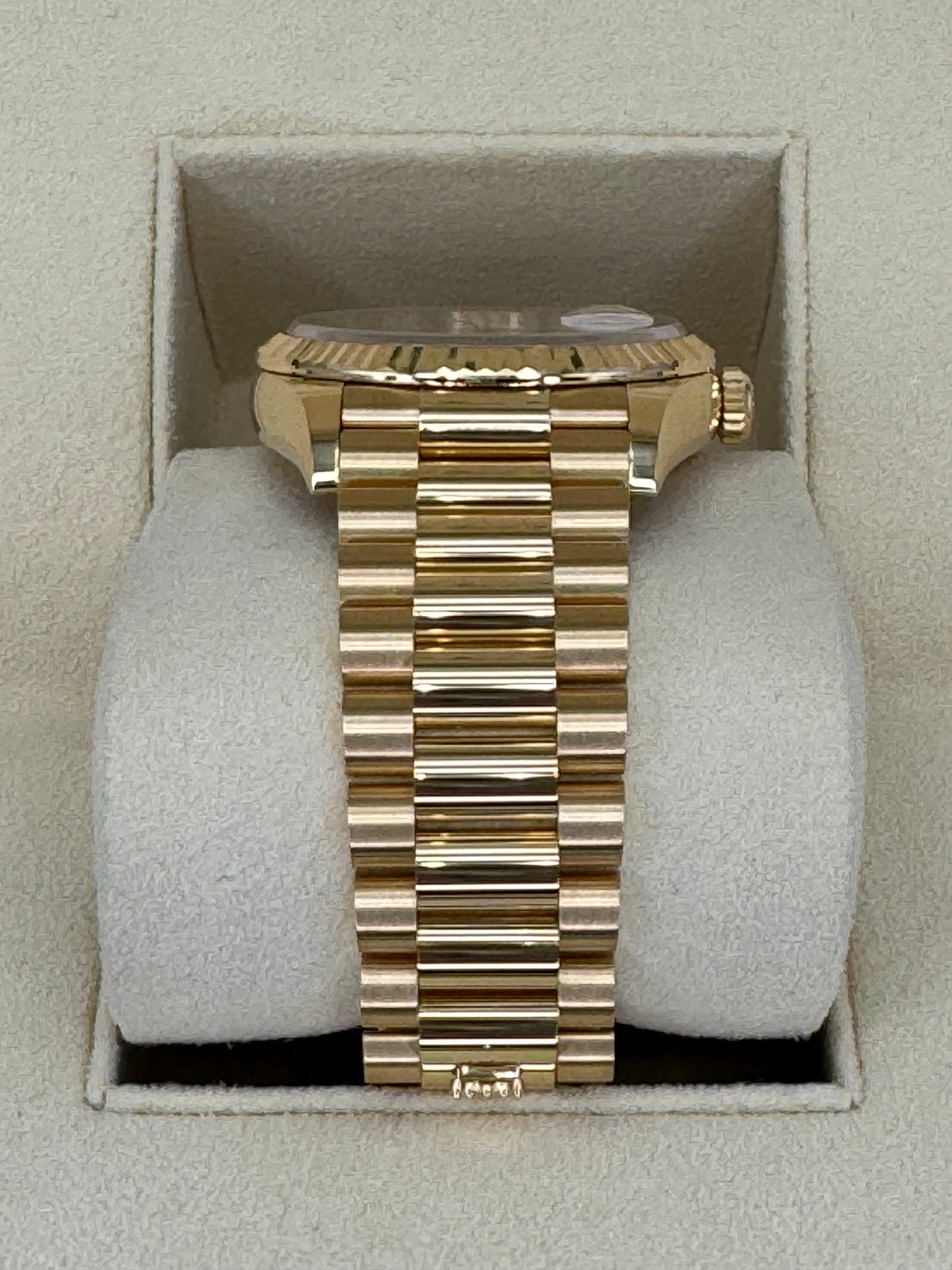 NEW 2023 Rolex Day-Date 36mm 128238 Presidential Champagne Diamond Dial - MyWatchLLC