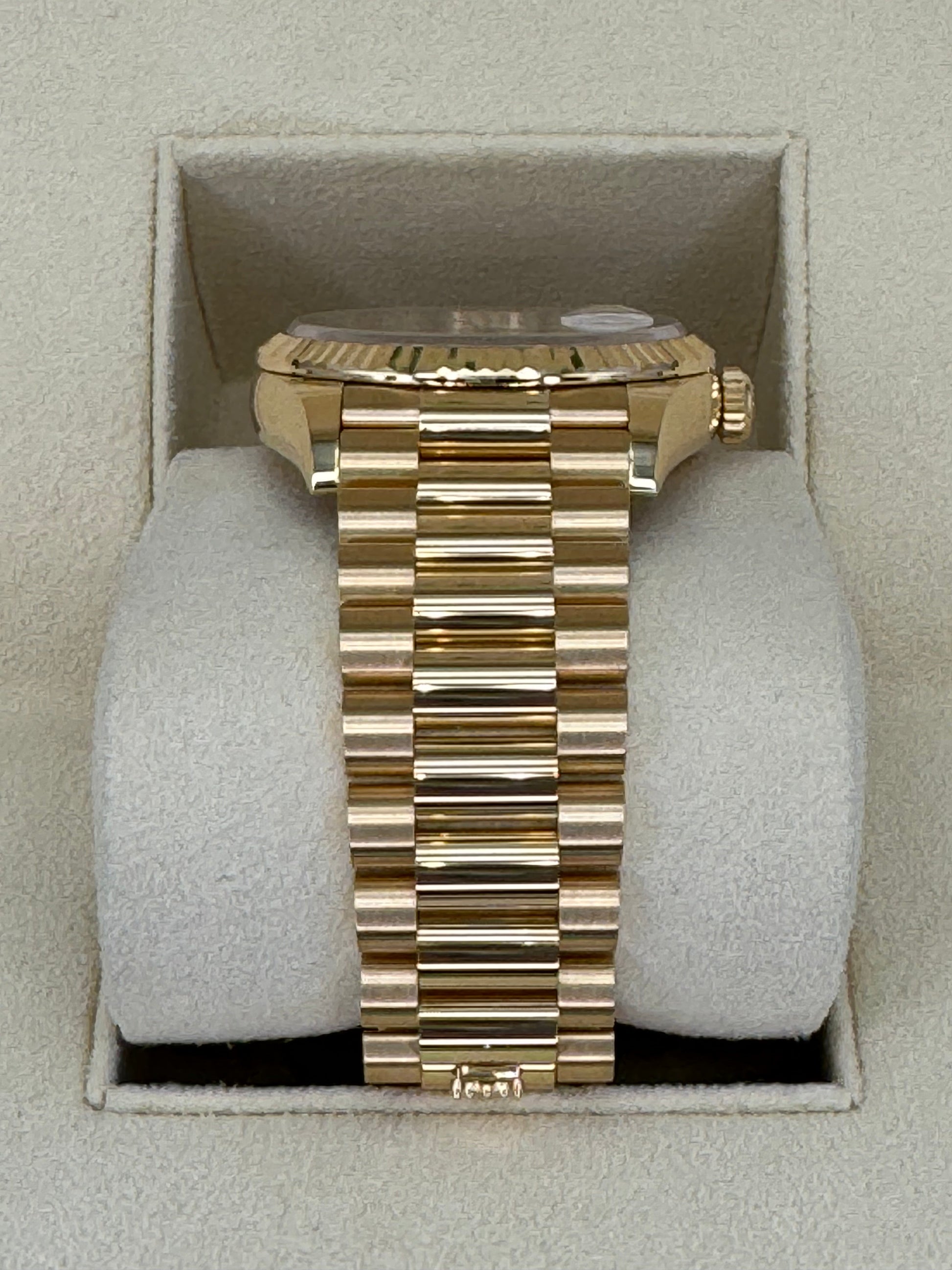 NEW 2023 Rolex Day-Date 36mm 128238 Presidential Champagne Diamond Dial - MyWatchLLC