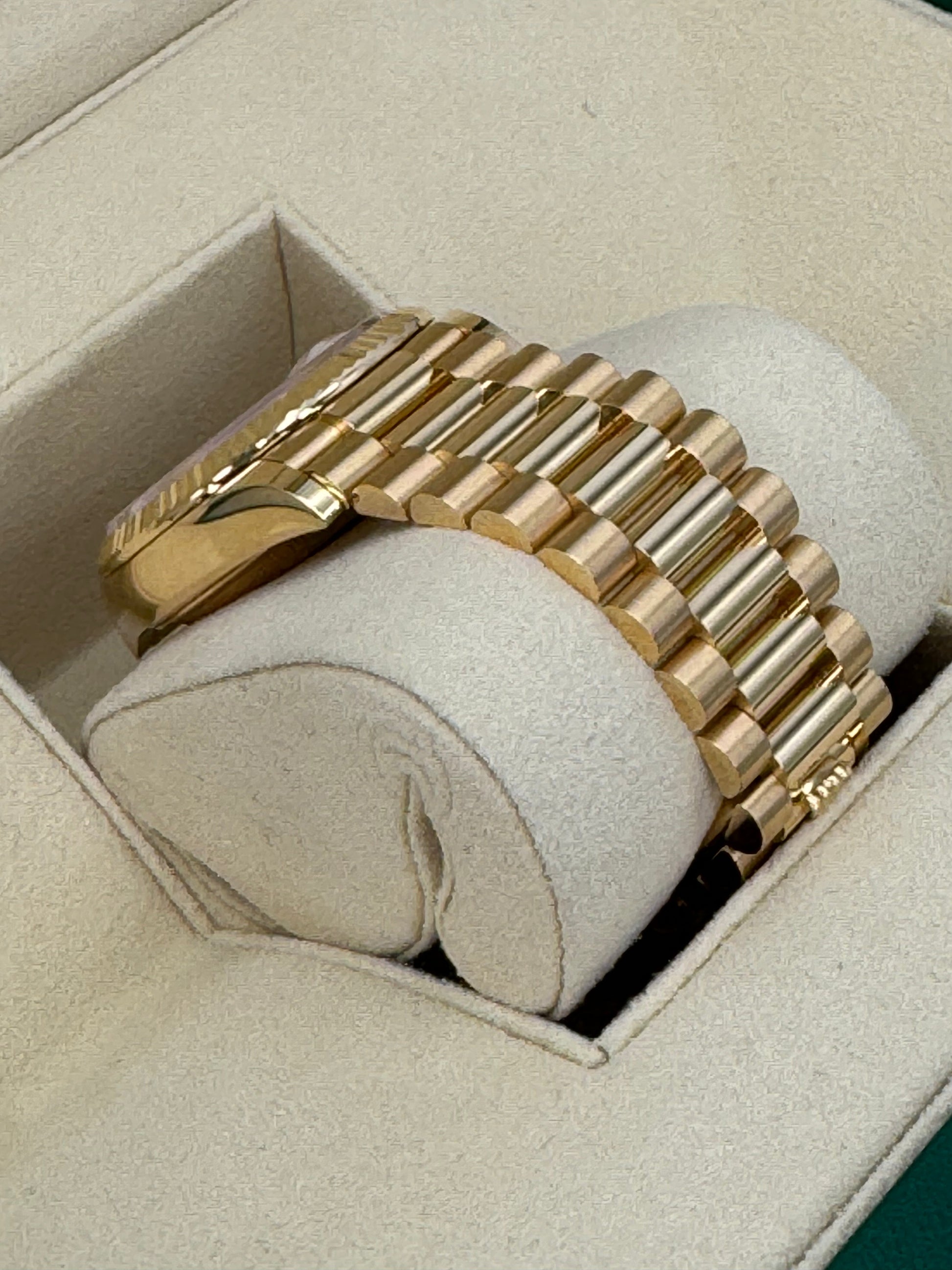 NEW 2023 Rolex Day-Date 36mm 128238 Presidential Champagne Diamond Dial - MyWatchLLC