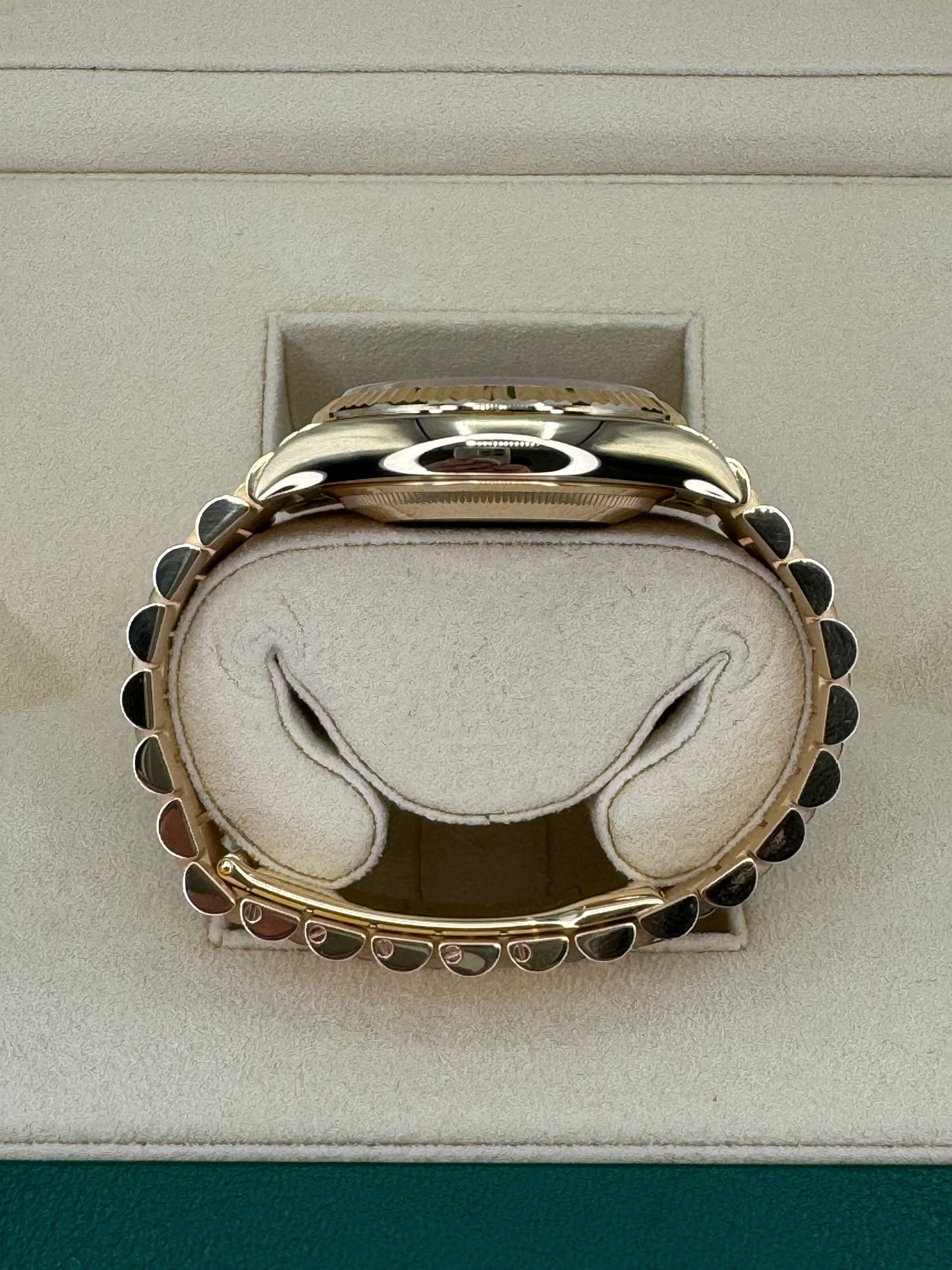 NEW 2023 Rolex Day-Date 36mm 128238 Presidential Champagne Diamond Dial - MyWatchLLC