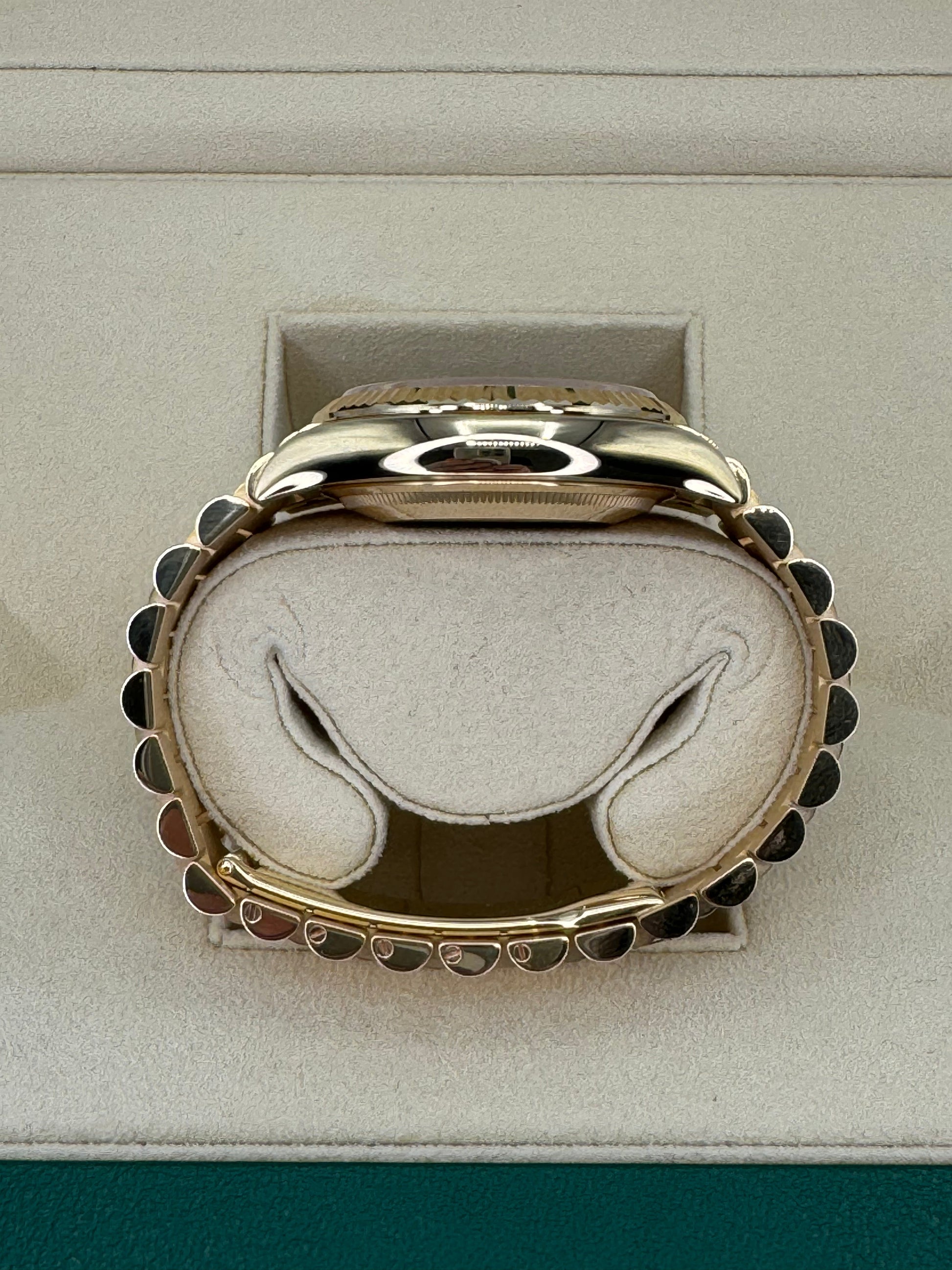 NEW 2023 Rolex Day-Date 36mm 128238 Presidential Champagne Diamond Dial - MyWatchLLC