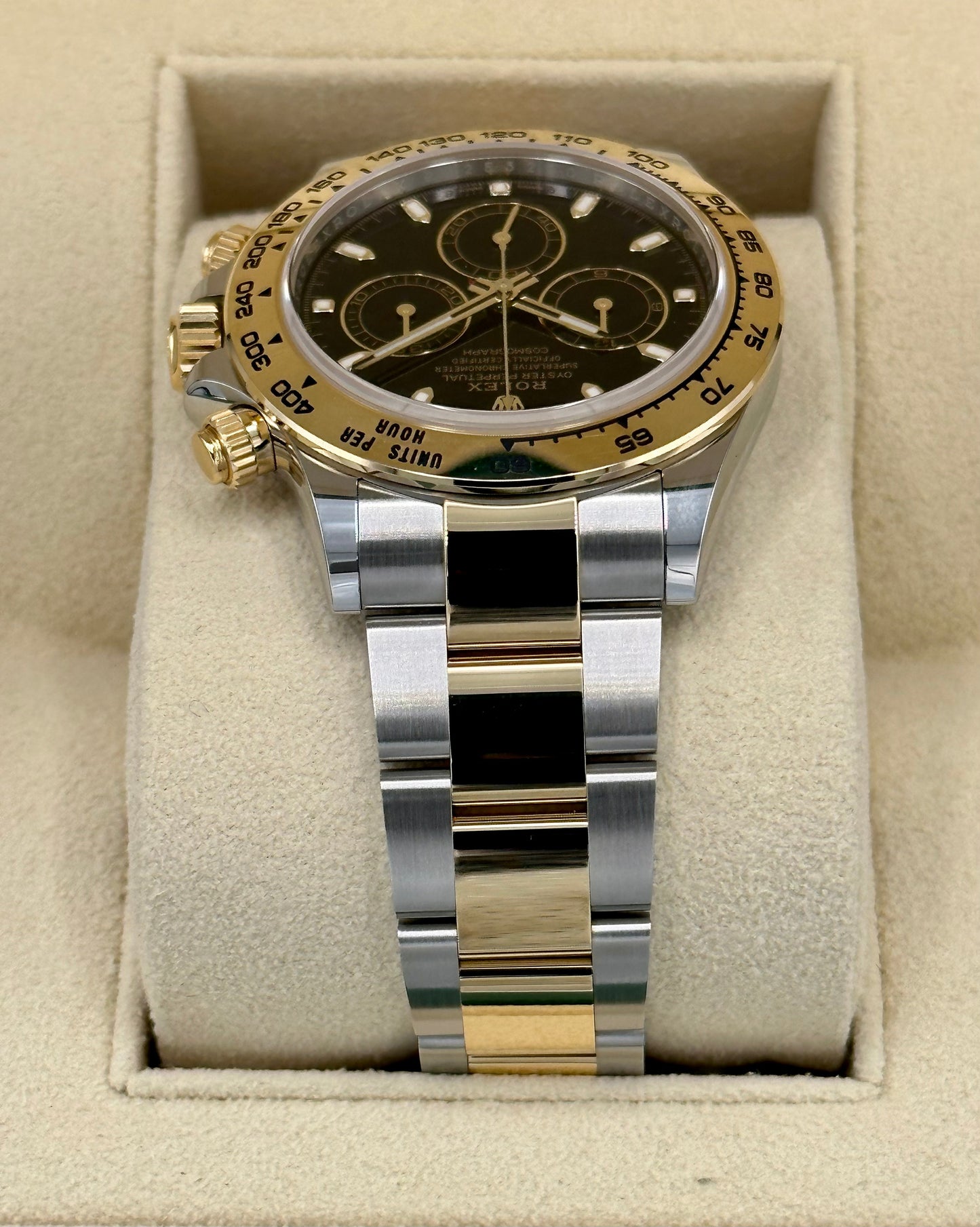 NEW 2023 Daytona 40mm 116503 Two-Tone Black Index Dial - MyWatchLLC