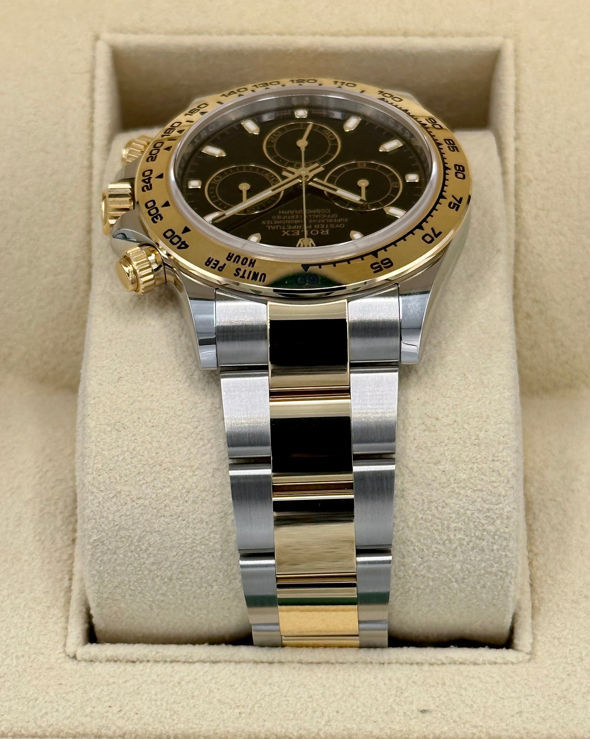 NEW 2023 Daytona 40mm 116503 Two-Tone Black Index Dial - MyWatchLLC