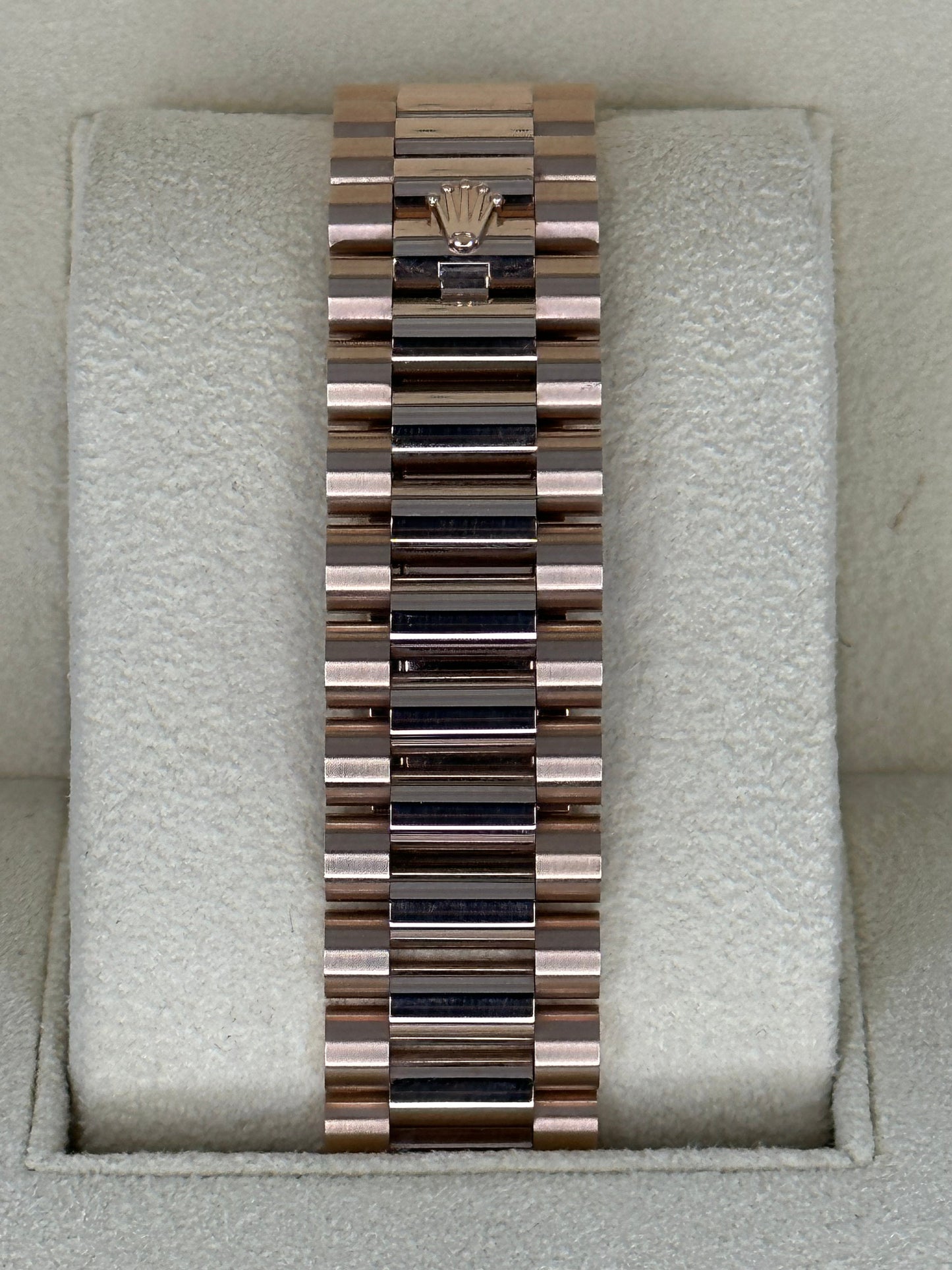 2022 Rolex Day-Date 40mm 228235 Presidential Rose Gold Olive Dial - MyWatchLLC