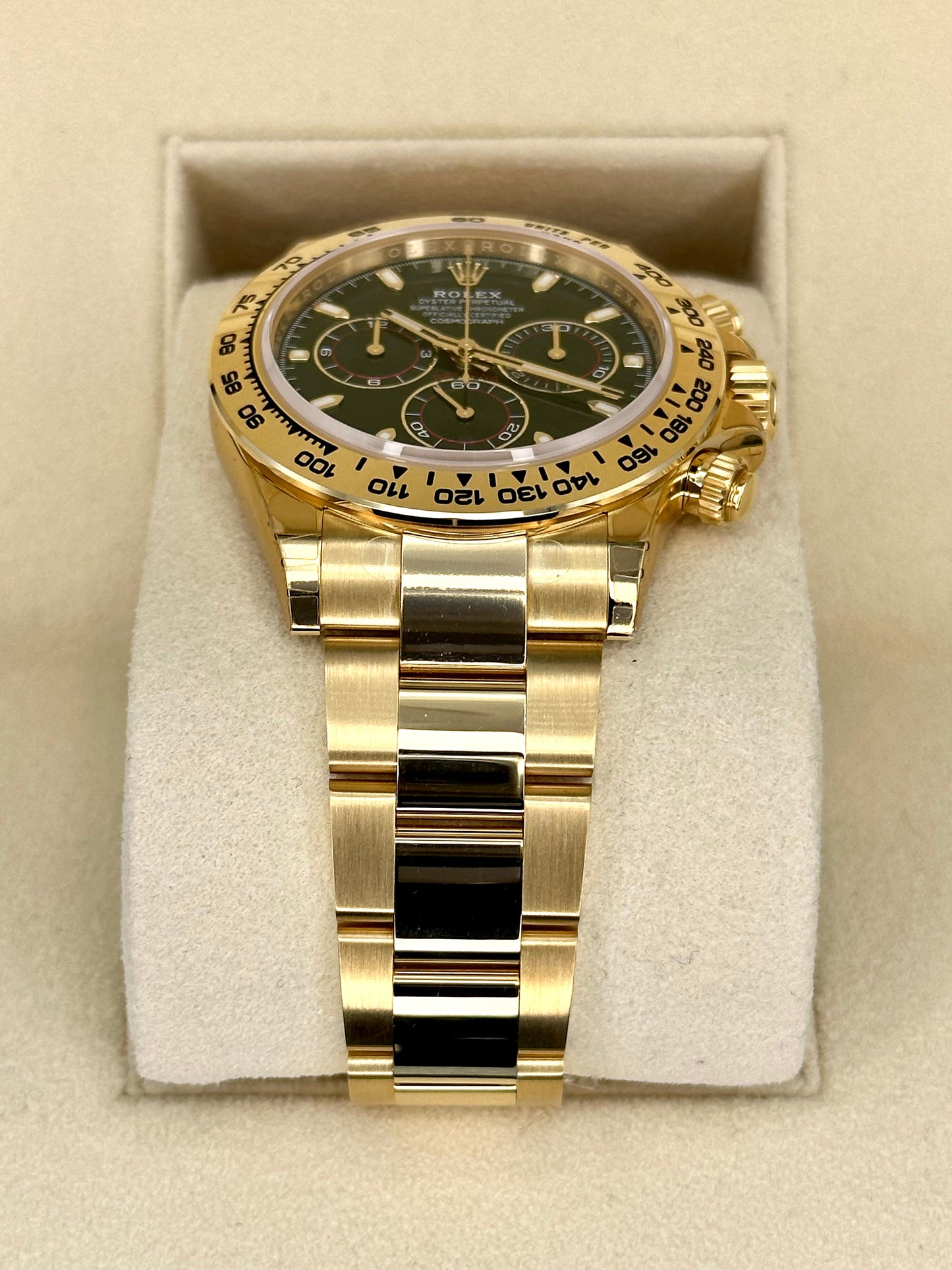 NEW 2021 Rolex Daytona "John Mayer" 40mm 116508 Yellow Gold Green Dial - MyWatchLLC