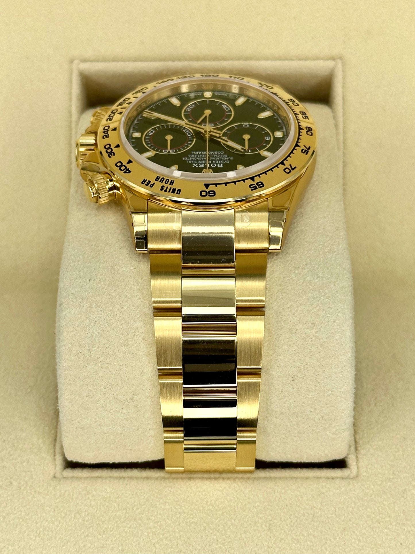 NEW 2021 Rolex Daytona "John Mayer" 40mm 116508 Yellow Gold Green Dial - MyWatchLLC