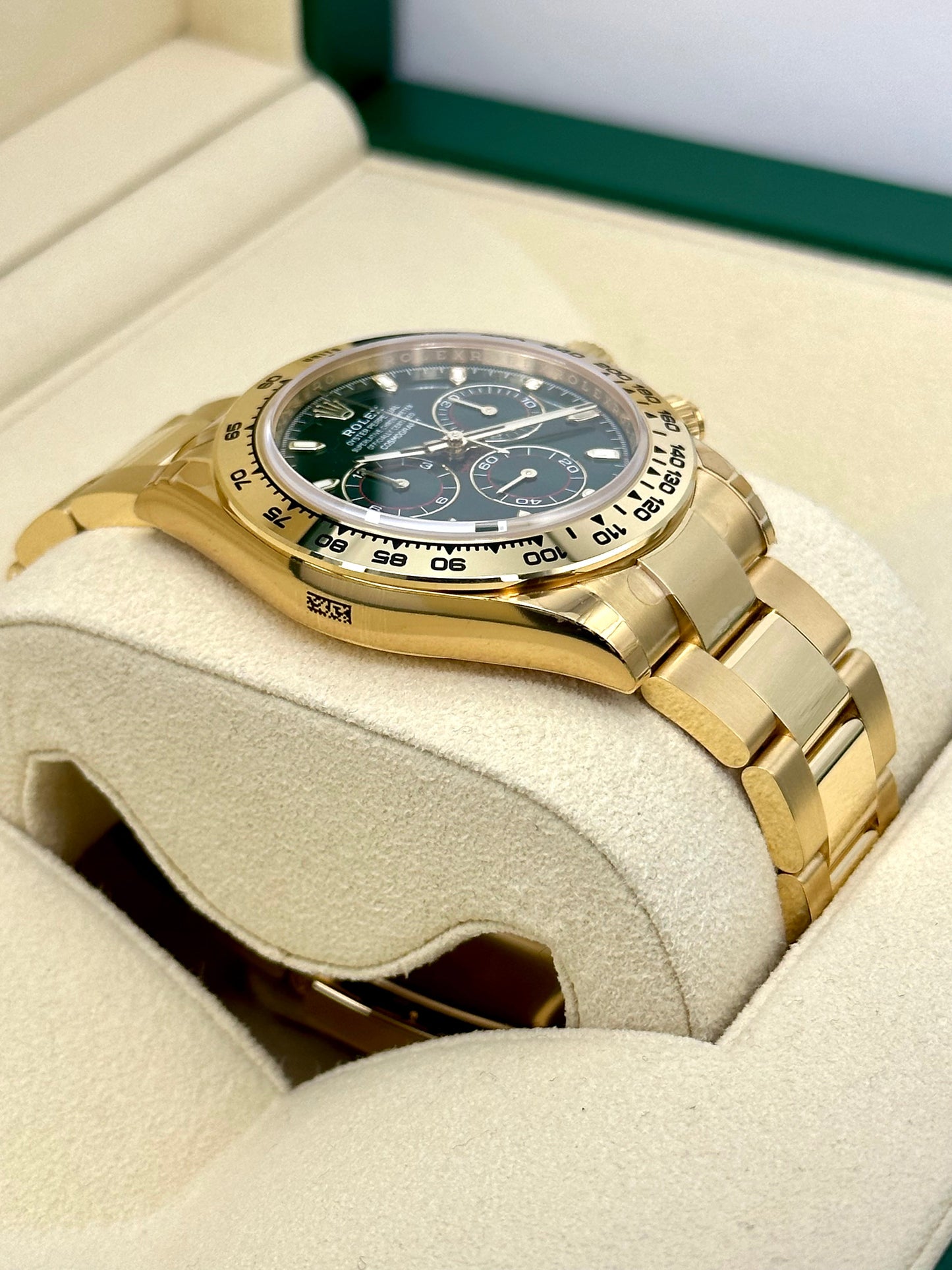 NEW 2021 Rolex Daytona "John Mayer" 40mm 116508 Yellow Gold Green Dial - MyWatchLLC