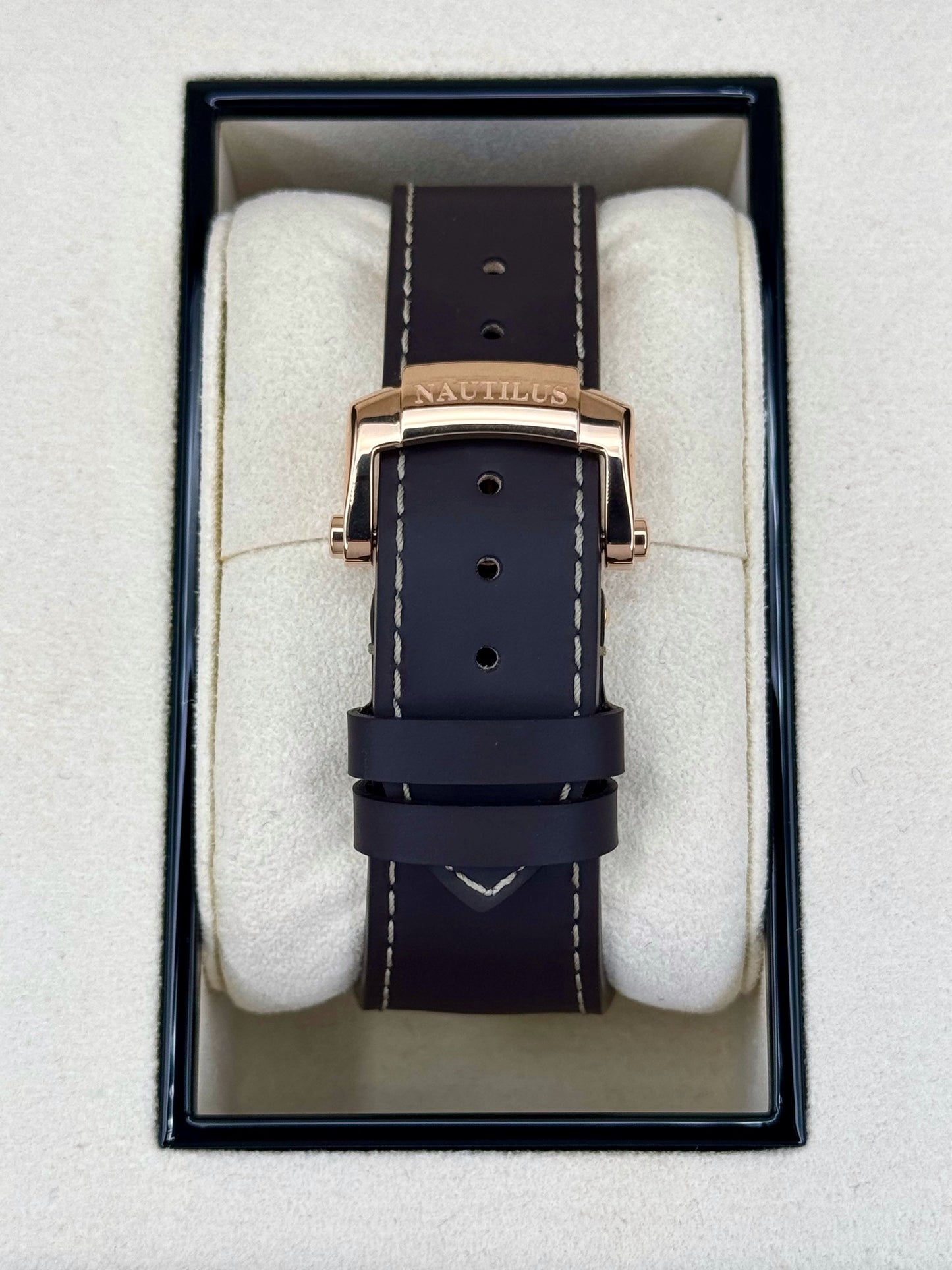 2019 Patek Philippe Nautilus 40mm 5712R  Rose Gold Brown Dial - MyWatchLLC