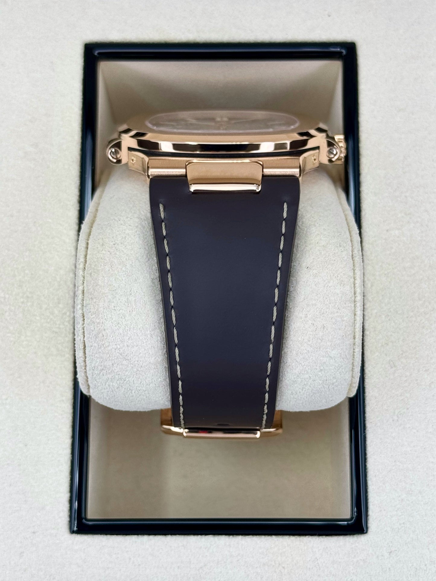 2019 Patek Philippe Nautilus 40mm 5712R  Rose Gold Brown Dial - MyWatchLLC