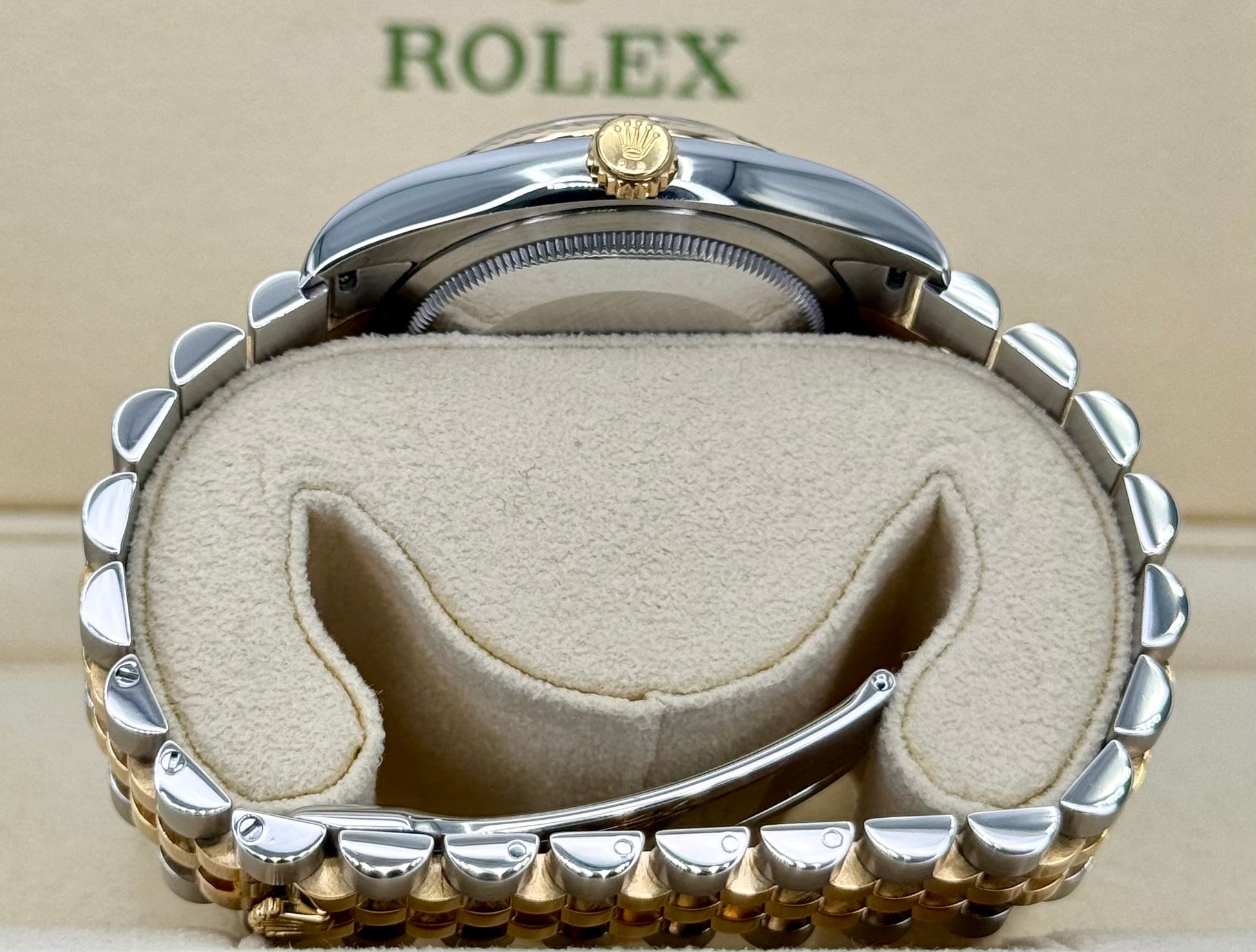 Rolex Datejust 36mm 116233 Two-Tone Jubilee Champagne Stickl Dial - MyWatchLLC