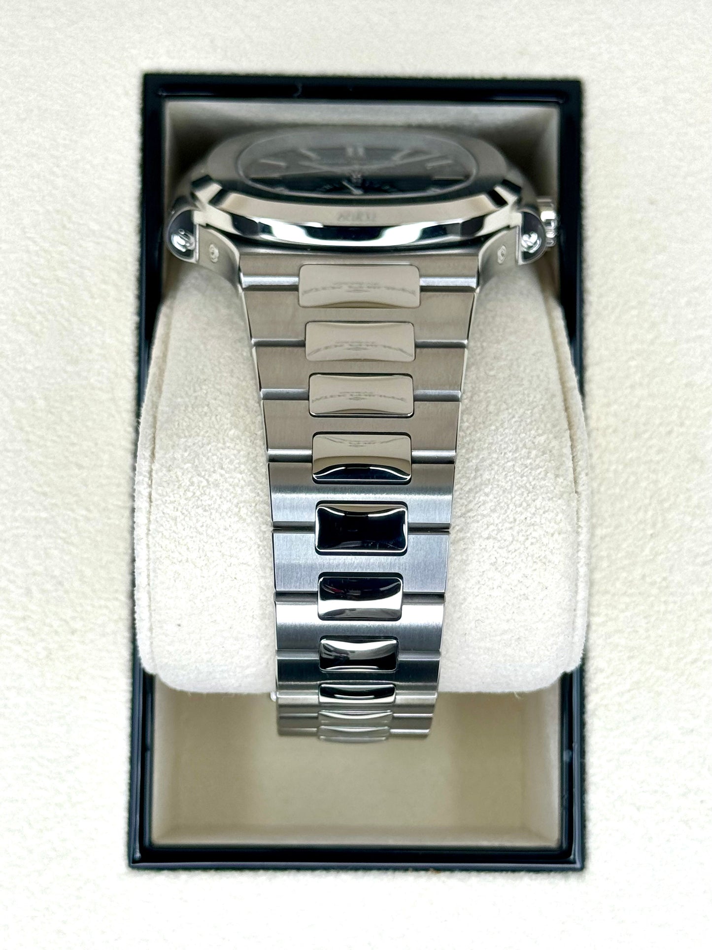 NEW 2022 Patek Philippe 40.5mm 5726/1A-014 Nautilus Moonphase Blue Dial - MyWatchLLC