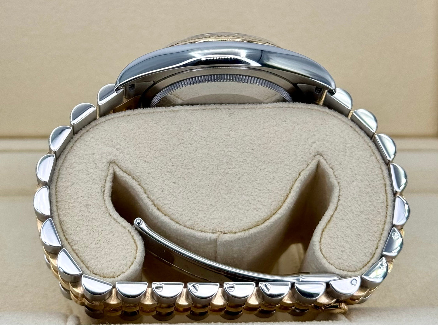 Rolex Datejust 36mm 116233 Two-Tone Jubilee Champagne Stickl Dial - MyWatchLLC