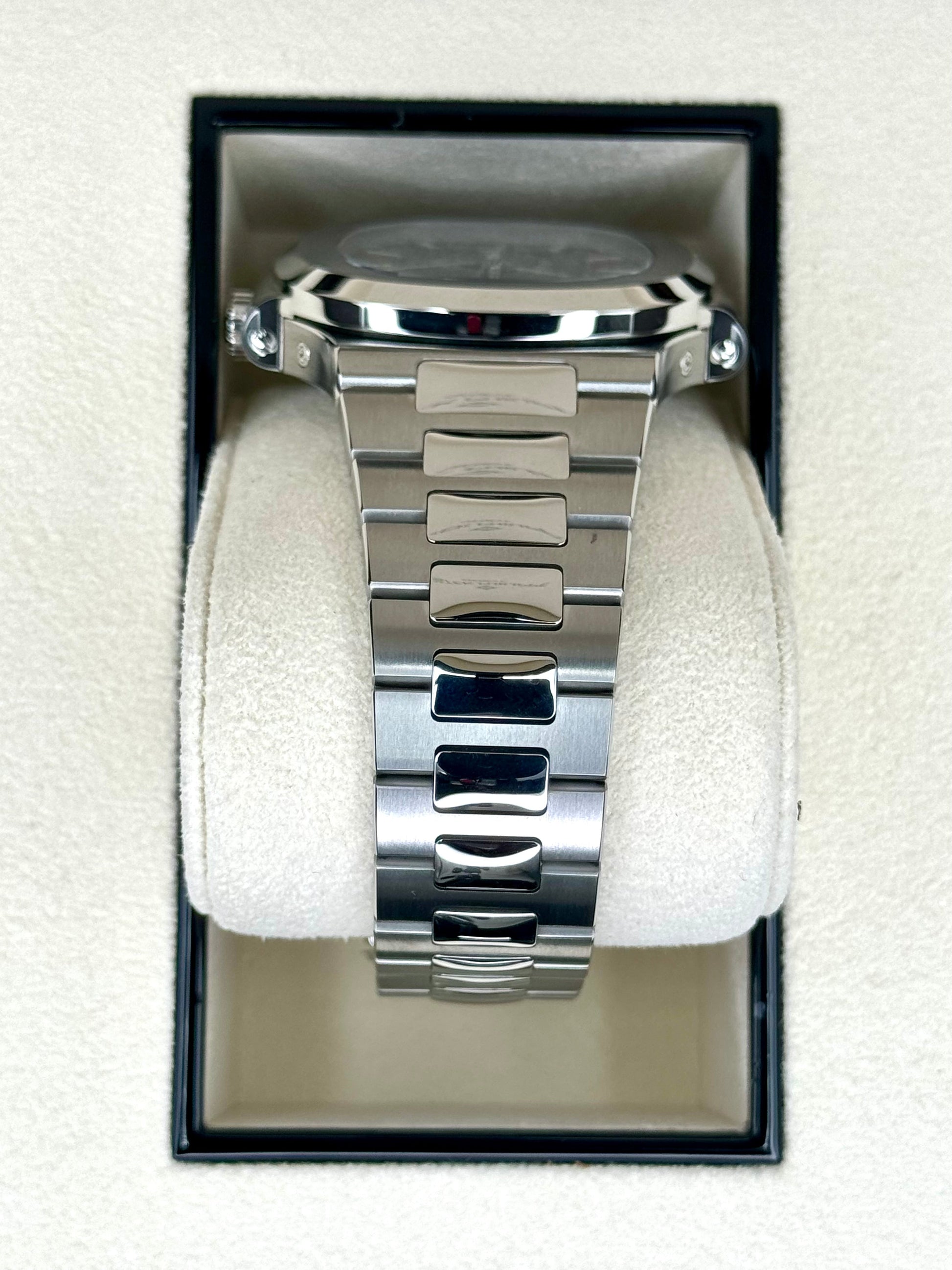 NEW 2022 Patek Philippe 40.5mm 5726/1A-014 Nautilus Moonphase Blue Dial - MyWatchLLC