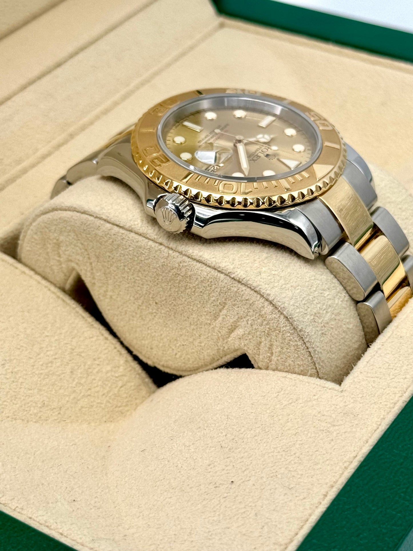 2009 Rolex Yacht-Master 40mm Two-Tone Champagne Dial - MyWatchLLC