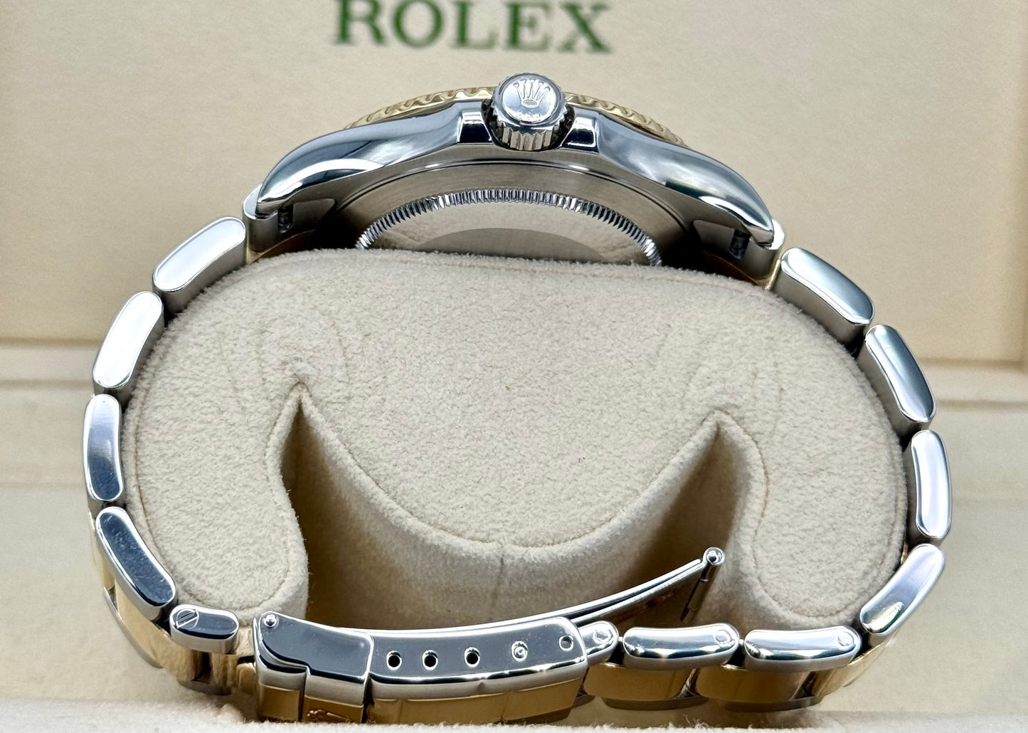 2009 Rolex Yacht-Master 40mm Two-Tone Champagne Dial - MyWatchLLC