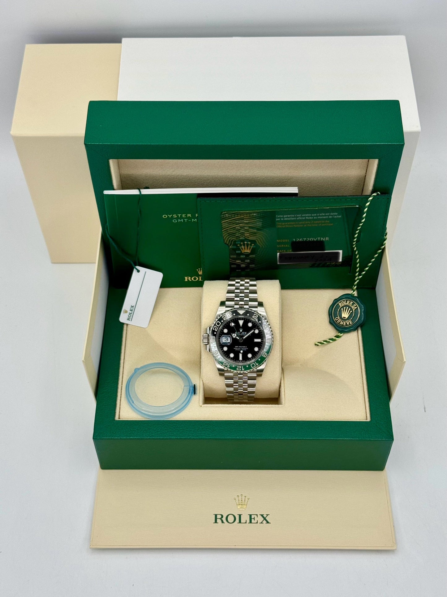 2024 Rolex GMT-Master II "Sprite" 40mm 126720VTNR Jubilee - MyWatchLLC