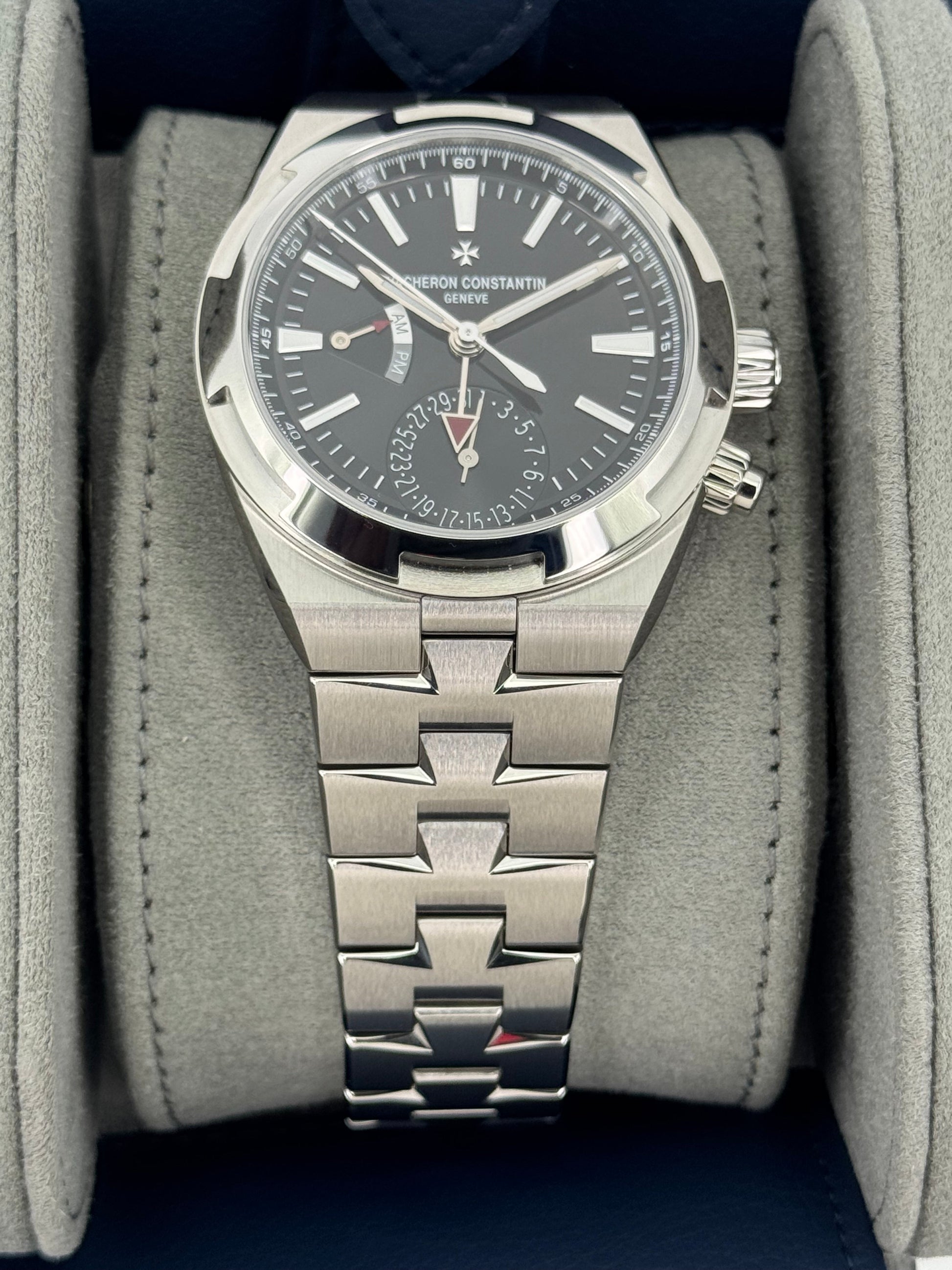 NEW 2025 Vacheron Constantin Overseas 41mm 7920V Dual Time Black Dial - MyWatchLLC