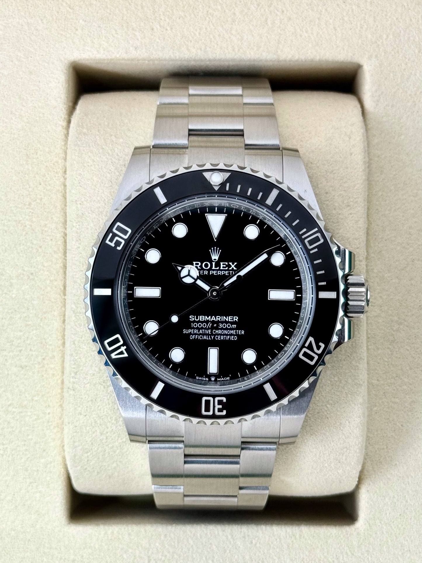 NEW 2025 Rolex Submariner 41mm 124060 Stainless Steel Black Dial - MyWatchLLC