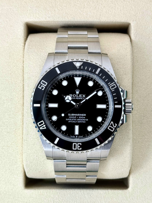 NEW 2025 Rolex Submariner 41mm 124060 Stainless Steel Black Dial - MyWatchLLC
