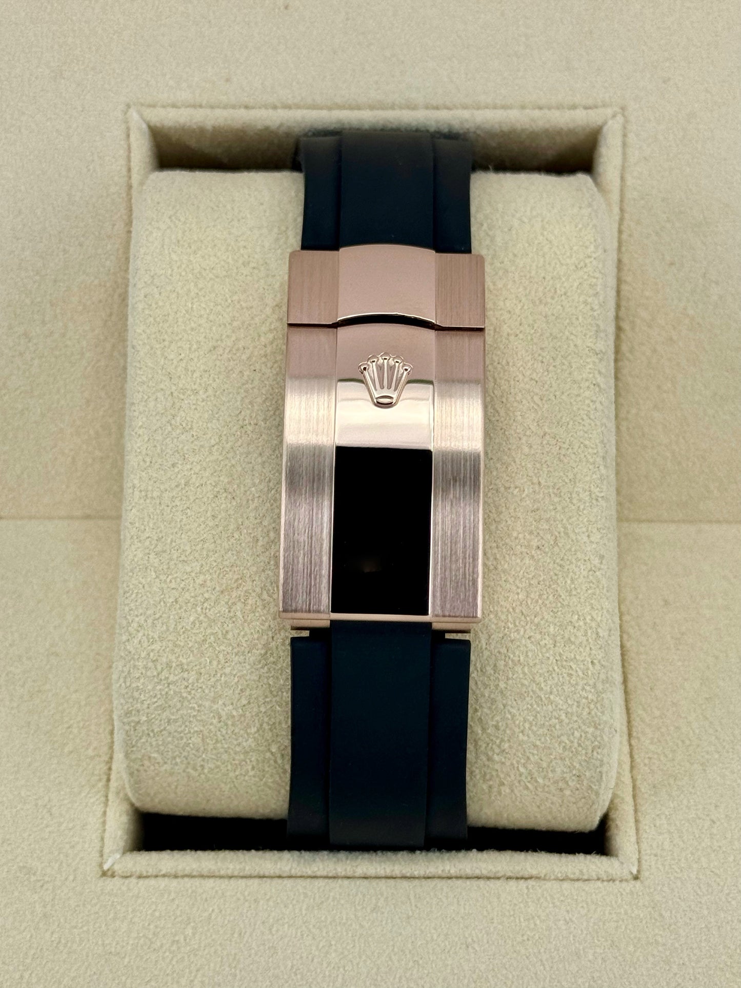 2022 Rolex Sky-Dweller 42mm 326235 Rose Gold Oysterflex Chocolate Dial - MyWatchLLC