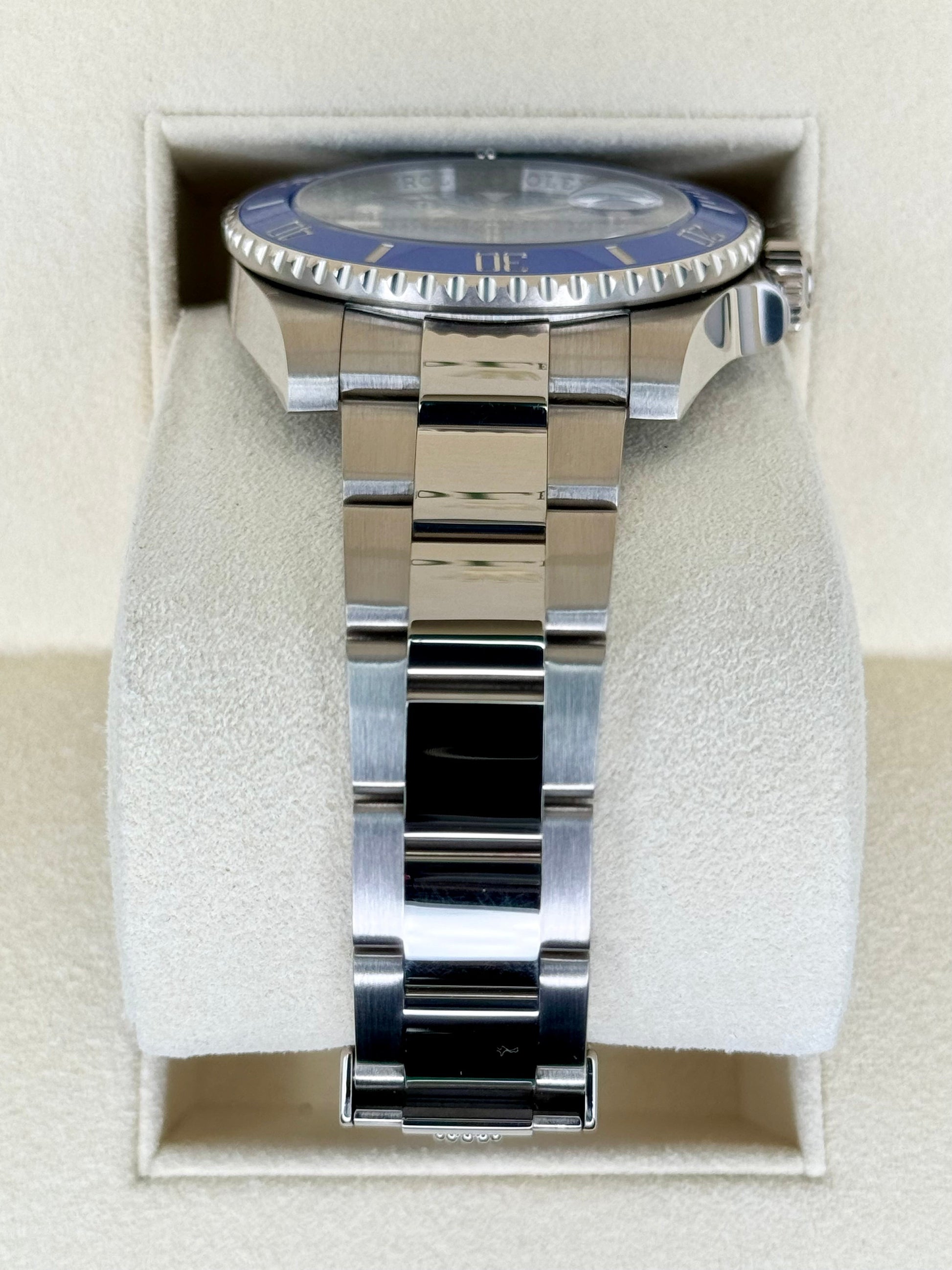 2018 Rolex Submariner "Smurf" 40mm 116619LB White Gold Blue Dial - MyWatchLLC