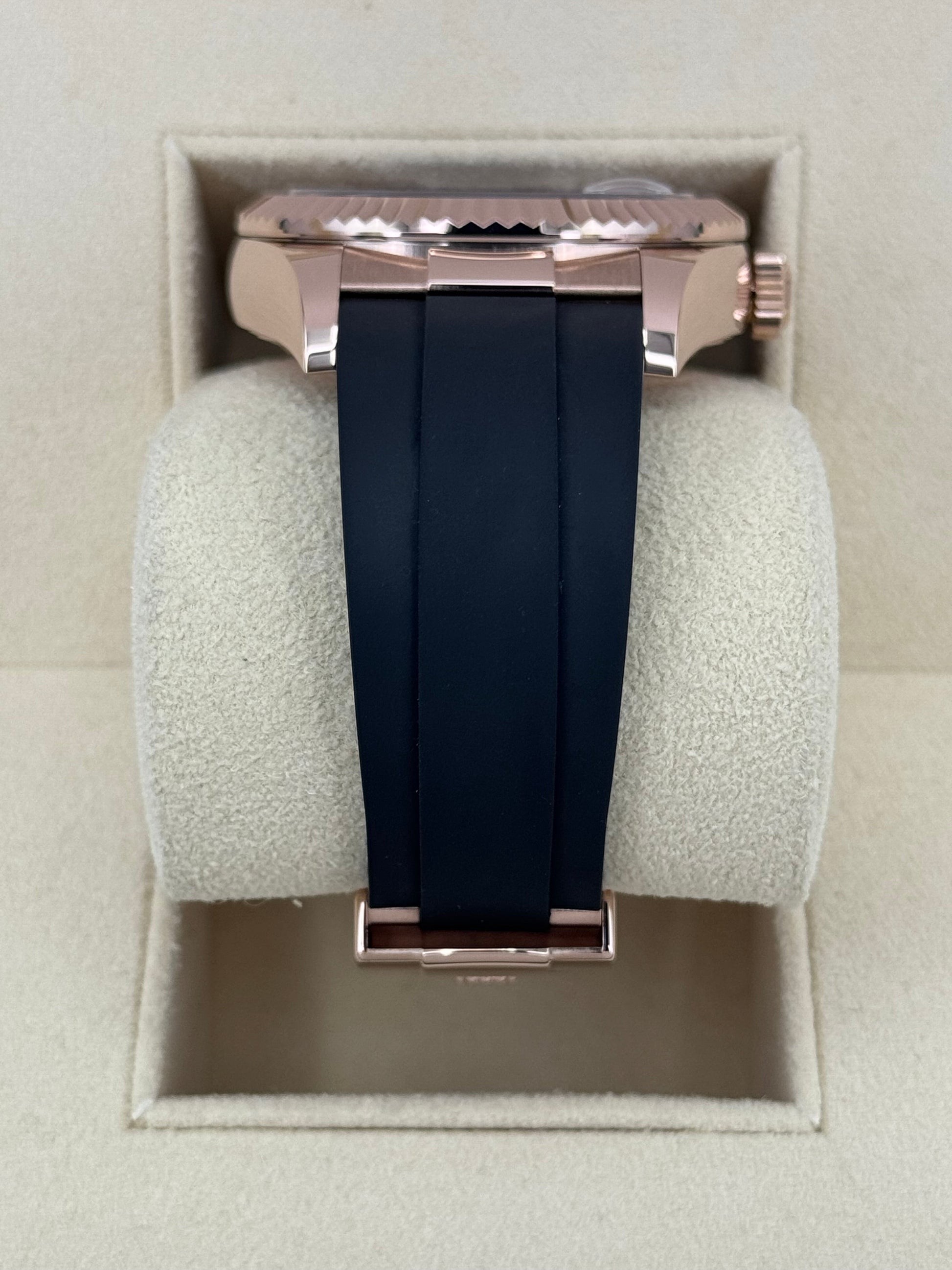 2022 Rolex Sky-Dweller 42mm 326235 Rose Gold Oysterflex Chocolate Dial - MyWatchLLC