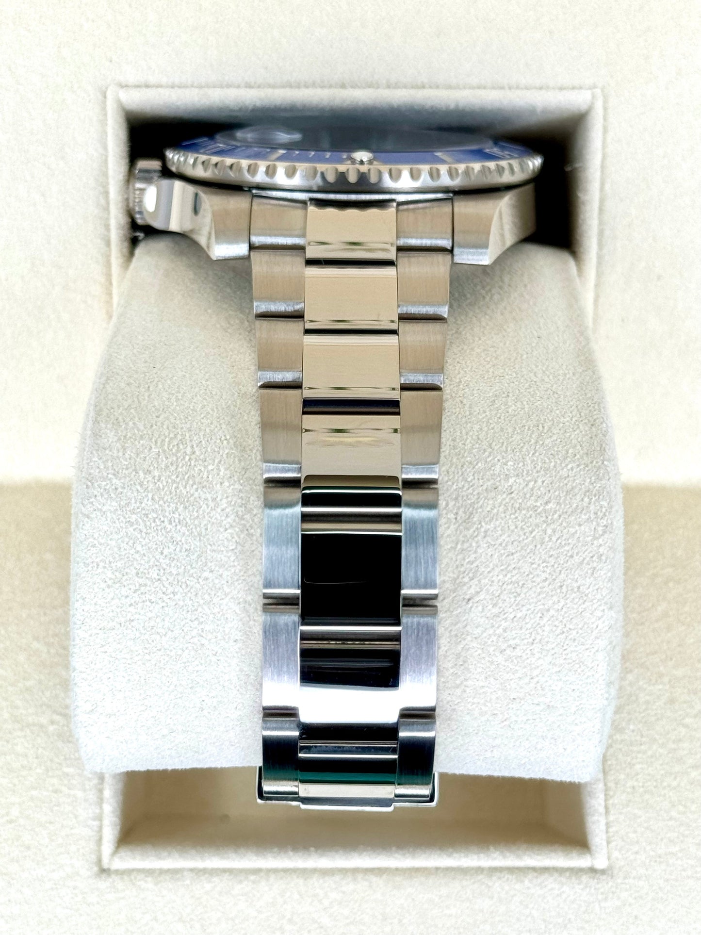 2018 Rolex Submariner "Smurf" 40mm 116619LB White Gold Blue Dial - MyWatchLLC